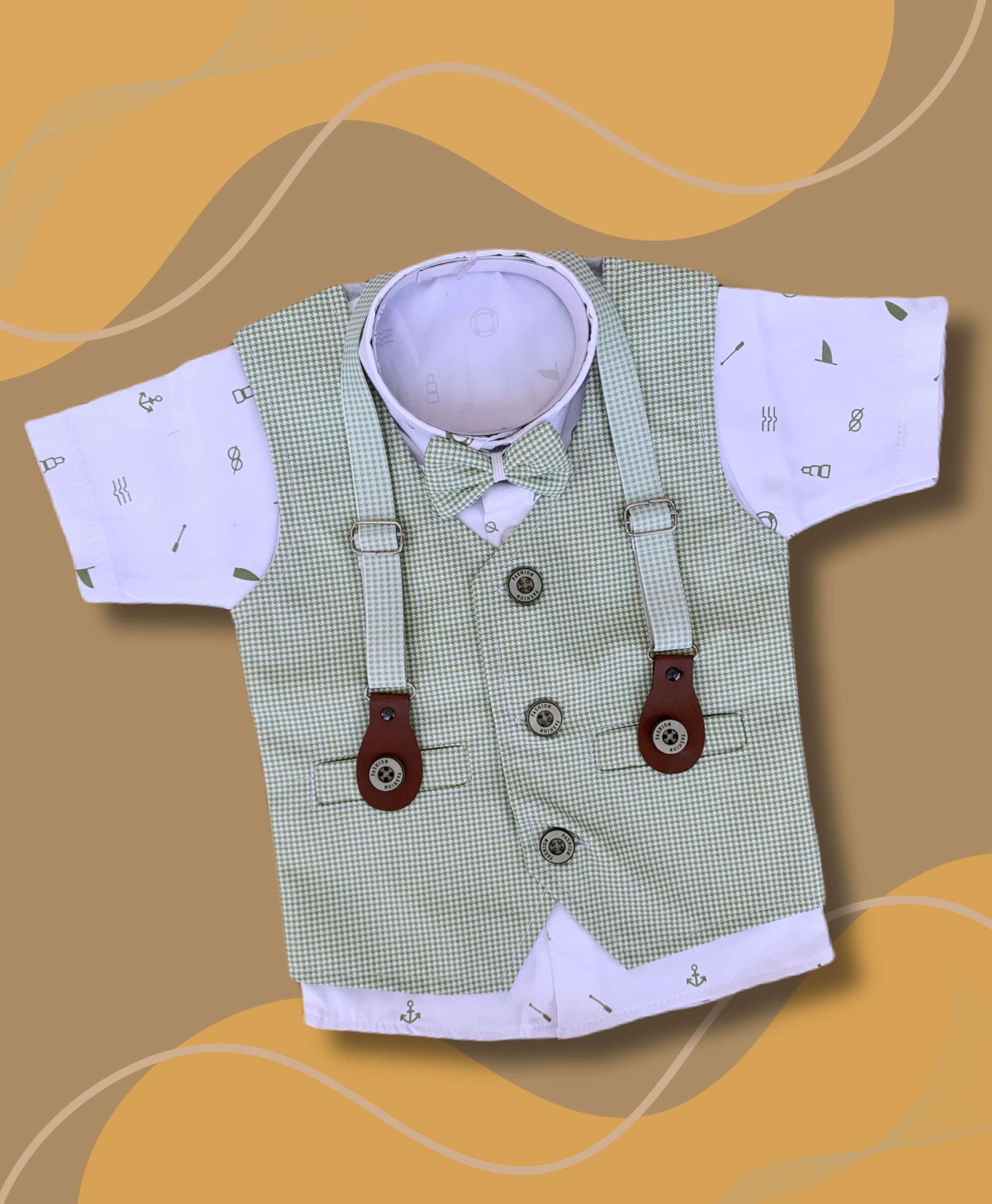 Qutie Ninja Baby Boy Fancy Dress - Adorable Party Outfit for Birthdays, Photoshoots & Special Occasions Green HALF 9-12 Month 4