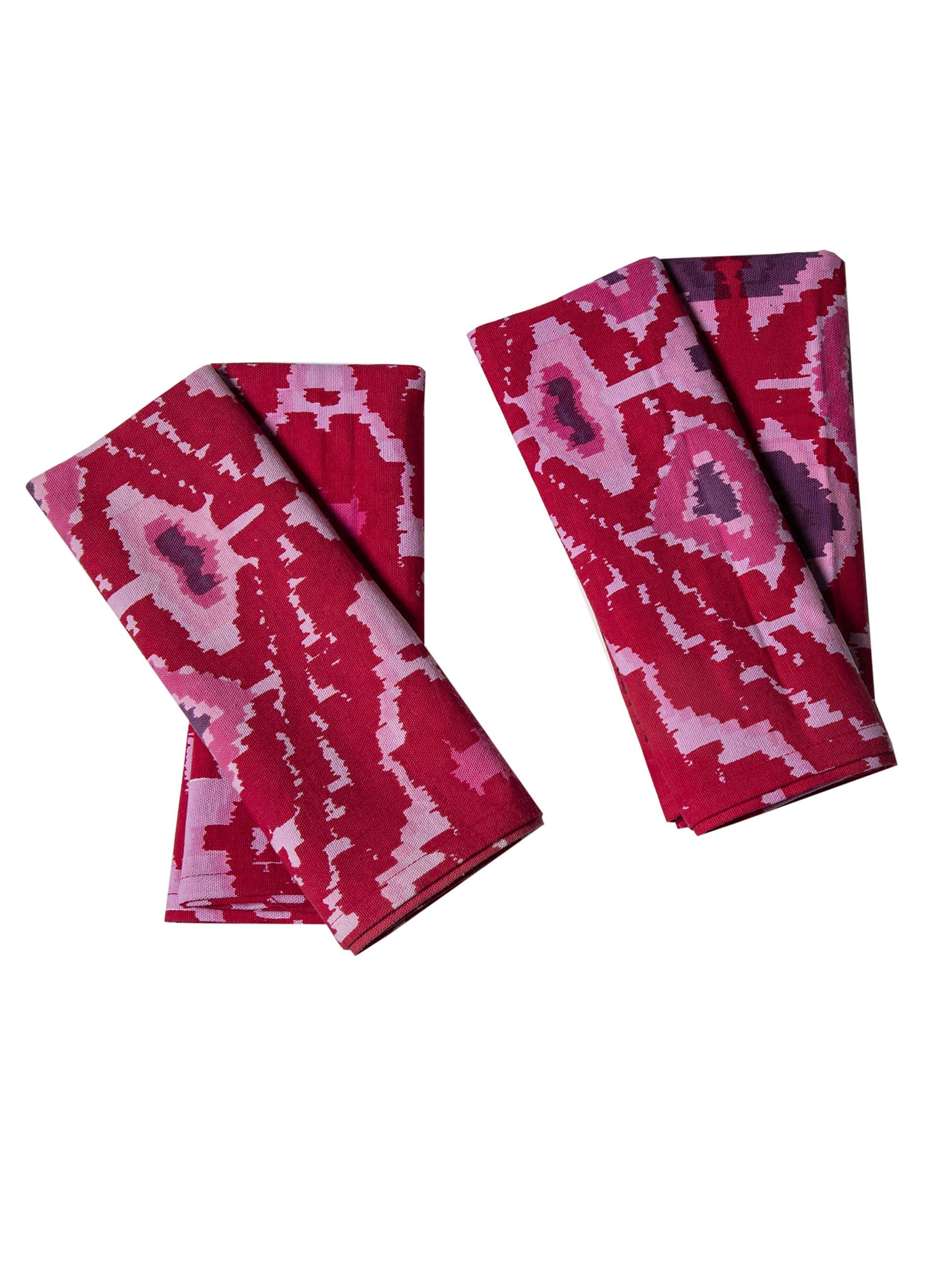 CONTRAST LIVING Punny Hand Block Printed Kitchen Towel/Dish Towel/Hand Towel Multi Color Set of 3 Pcs 4