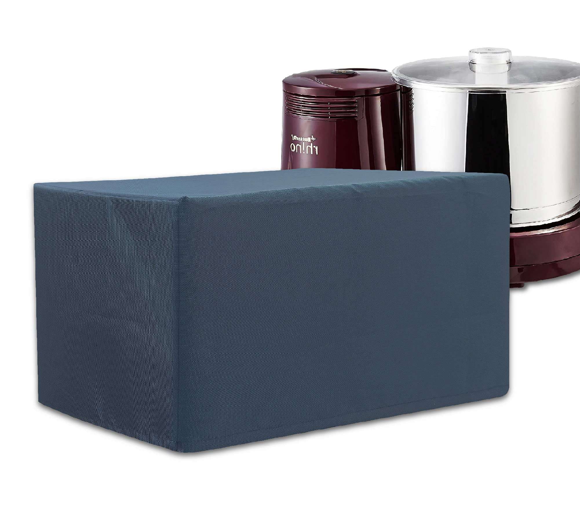CRASOME Dust Proof Washable Kitchen Wet Grinder Cover for 2L Table Top Bajaj WX 1 | Bajaj WX 3 CSM-BJ (Blue)