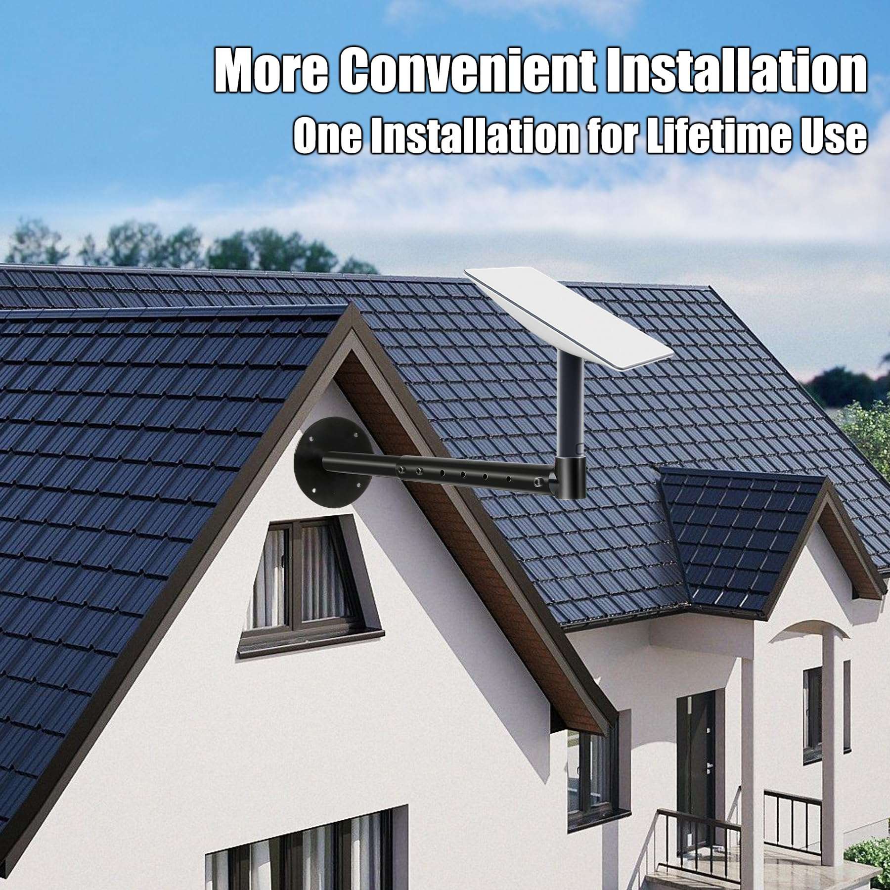 Wall Mount, Starlink Mounting Kit with Starlink Mount Adapter, Star Link Pole Mount, Starlink Roof Mount for Starlink Internet Kit Satellite 3