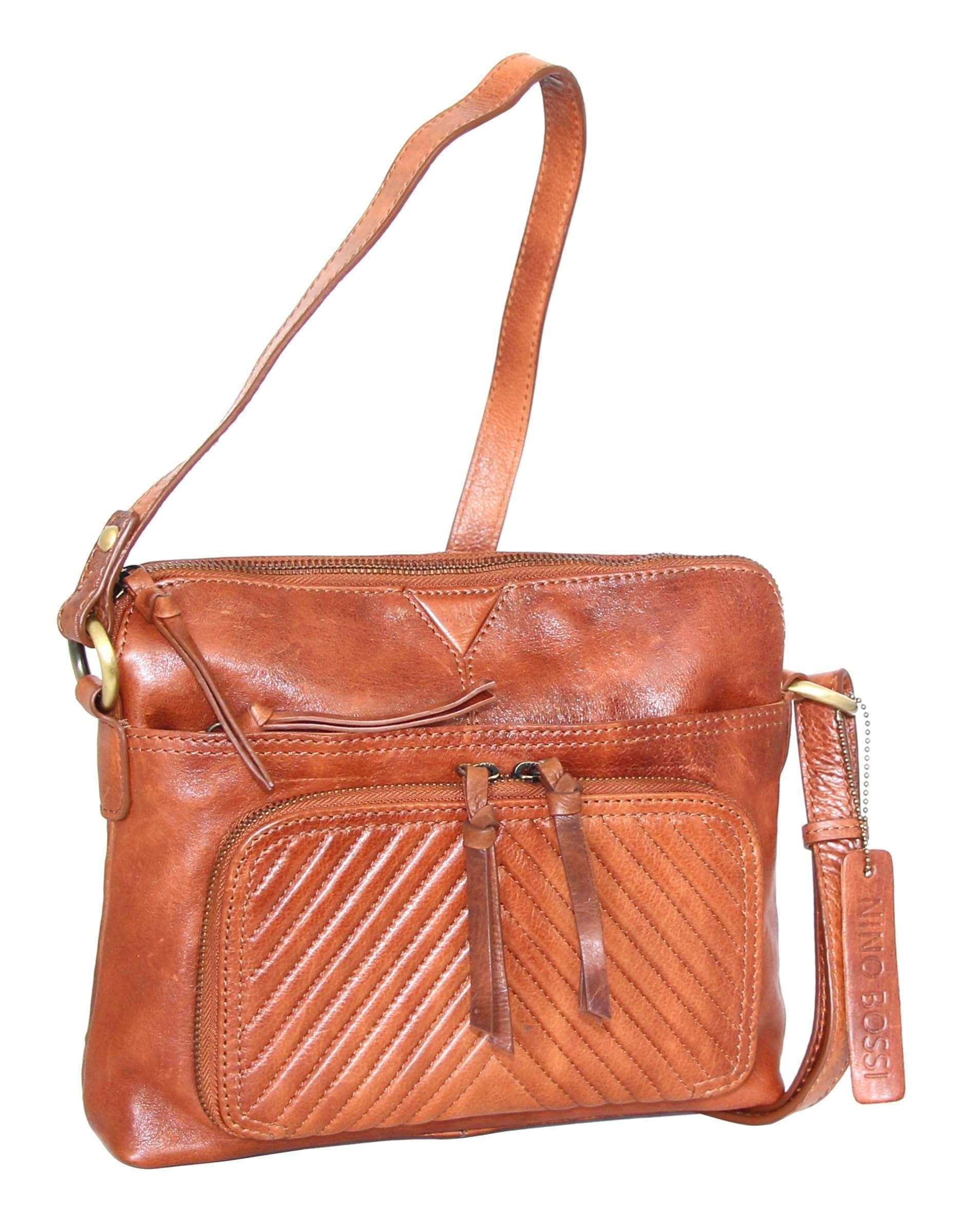 Nino Bossi Handbags Nino Bossi Mary Ellen Crossbody Bags Cognac 1