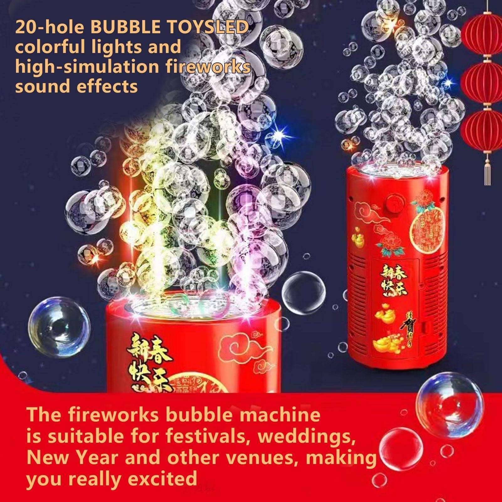 Electric Bubble Machines | Portable Firework Bubble Machine | Professional Automatic Bubble Machine for Lawn Weddings 6