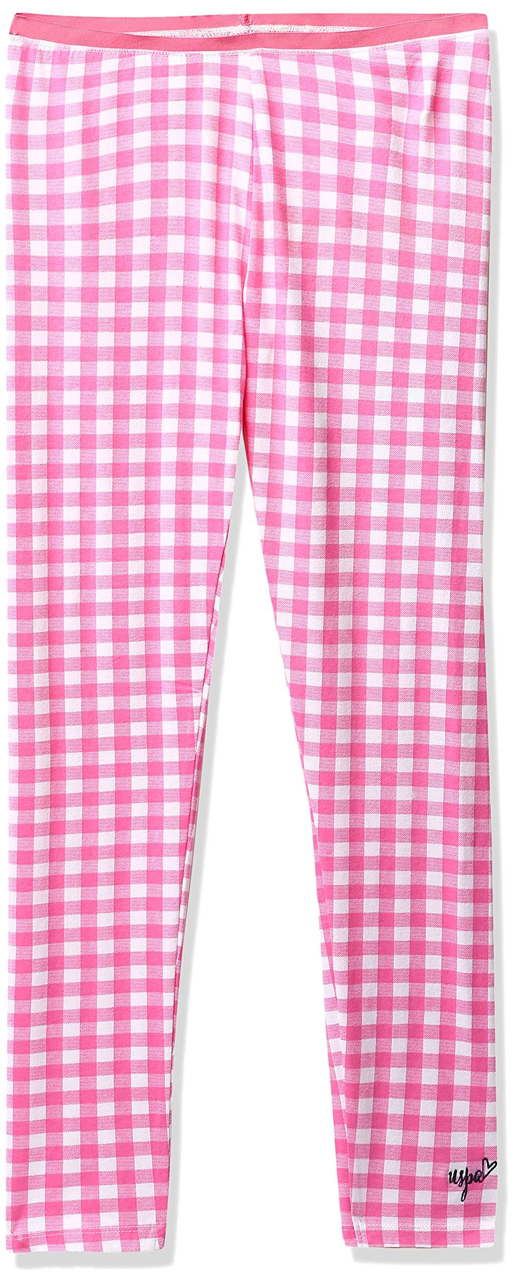 U.S. POLO ASSN. Girl's Regular fit Tracksuit (UGTP0055_Pink_13 to 14 1