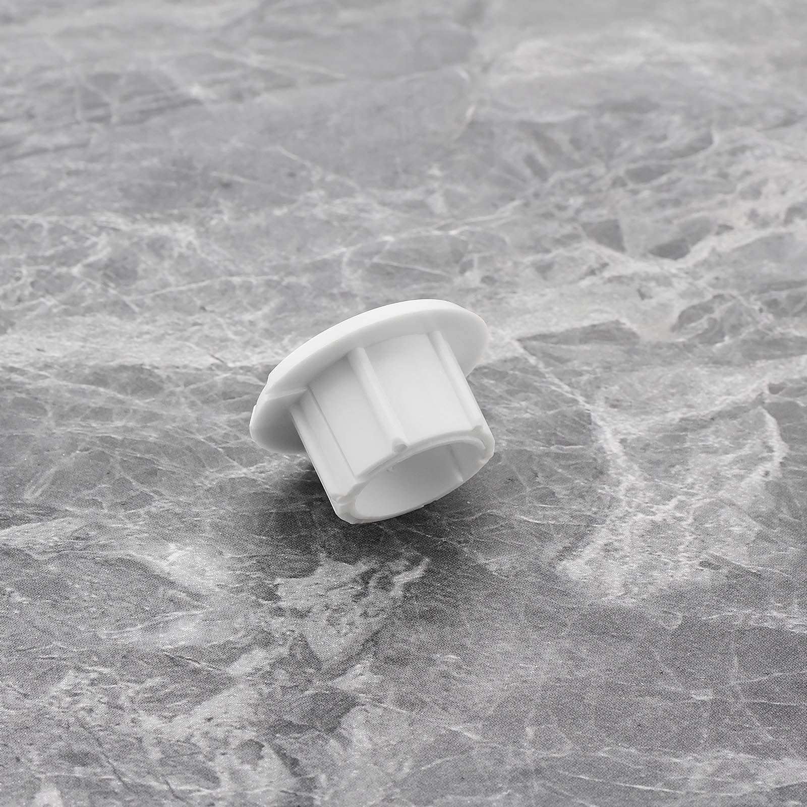 Create idea 4PCS 1-Inch Wall Hole Feed-Through Cable Bushing Plastic for Starlink Ethernet Cable Grommet Furniture Wire Holes Network Cable Fixed Carder (White) 6