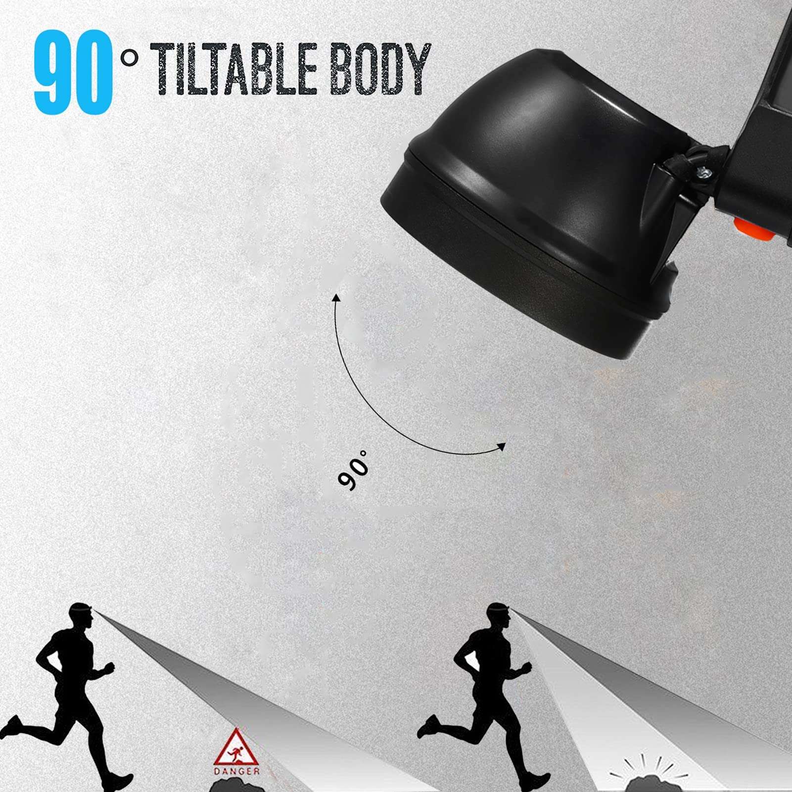 Headlamp Video Camera, Rechargeable Hands Head Mounted Camera 1080P for Outdoor(Black) 3