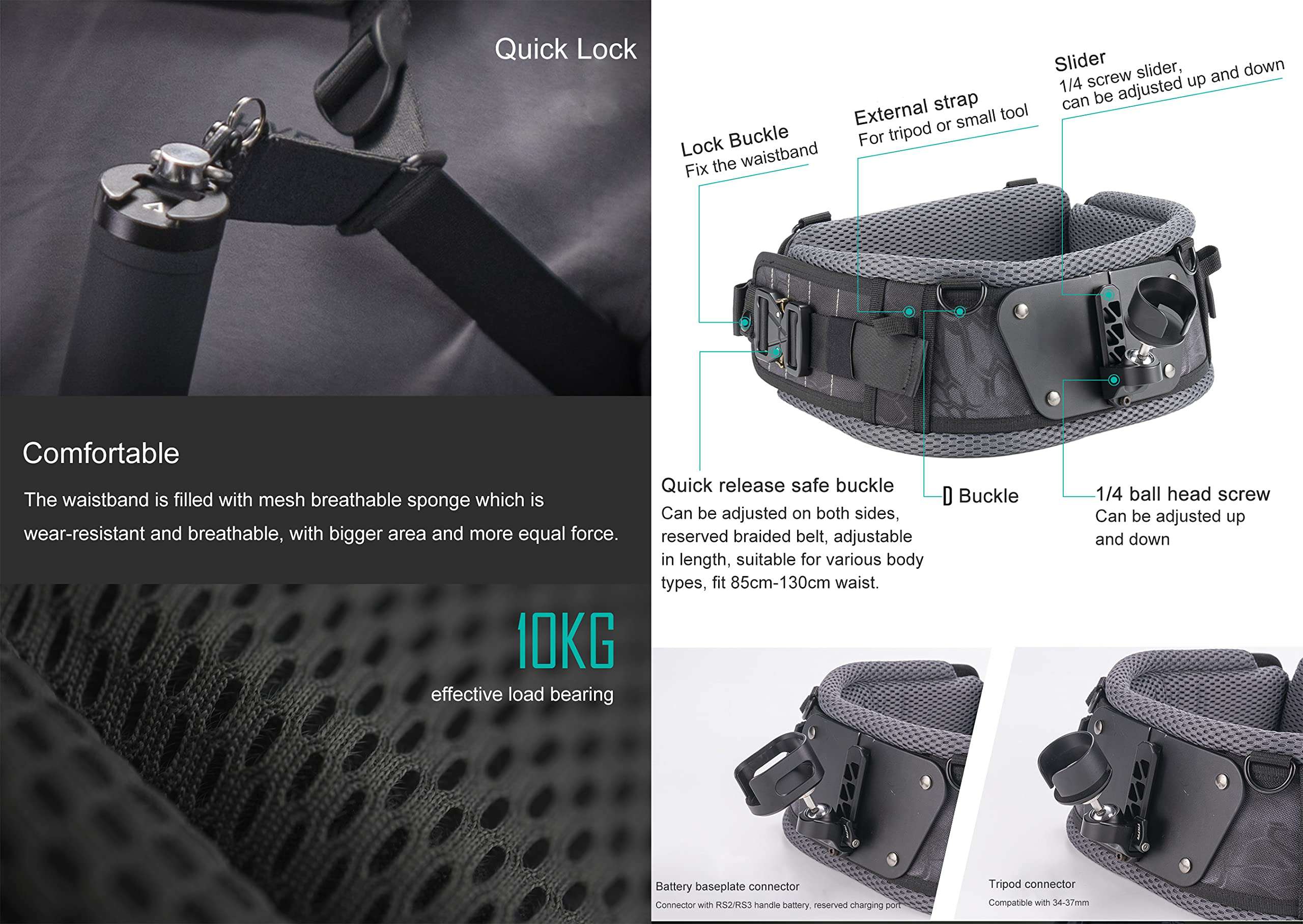 Tilta Lightweight Dual Handle Gimbal Support System | GSS-T04-DHB2 6