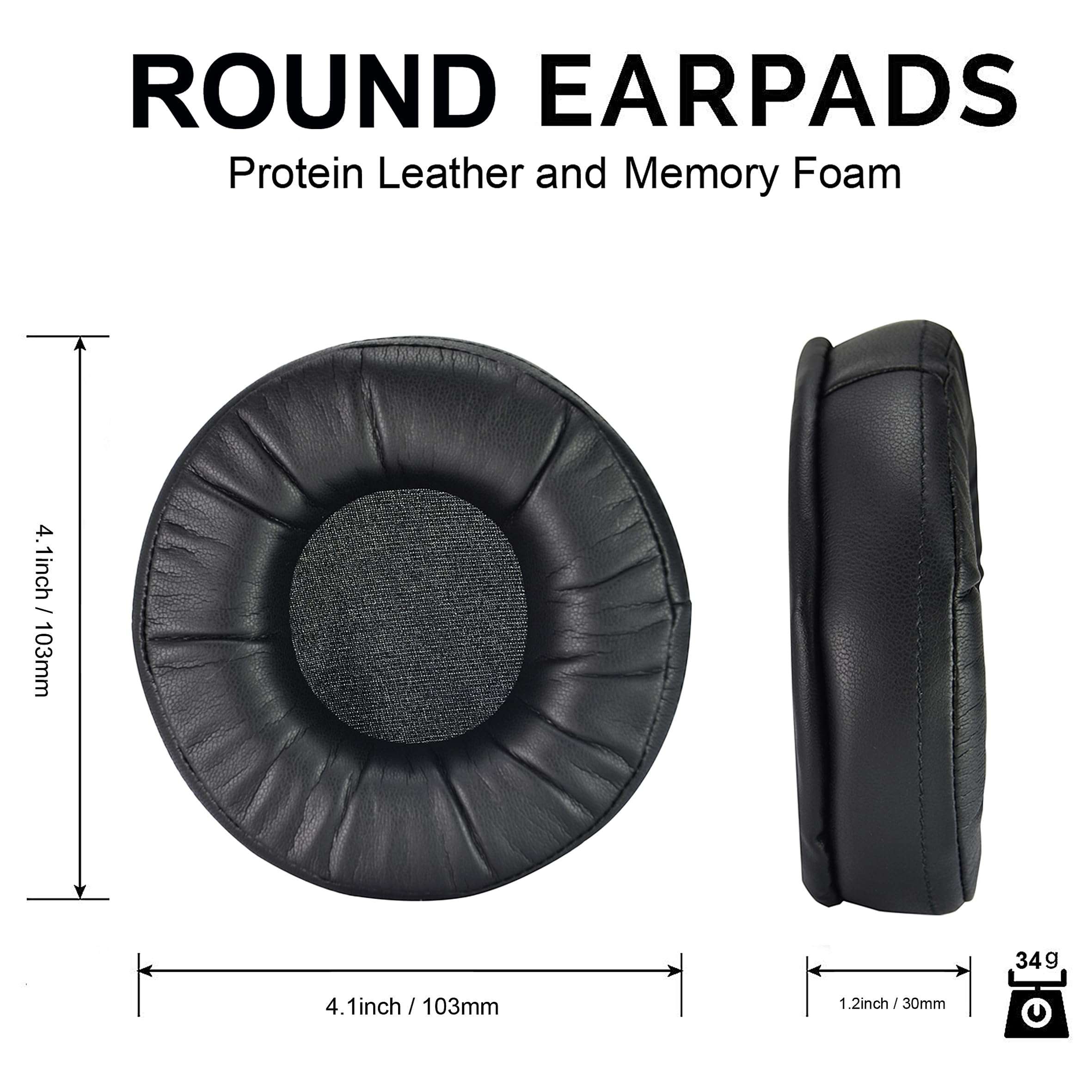 K240 Ear Pads defean Replacement Ear Cushion Earpads Pillow Cover Compatible with AKG K240 K550 K551 K553 K241 K241 K272 Headset,Softer Leather,High-Density Noise Cancelling Foam, Added Thickness 3