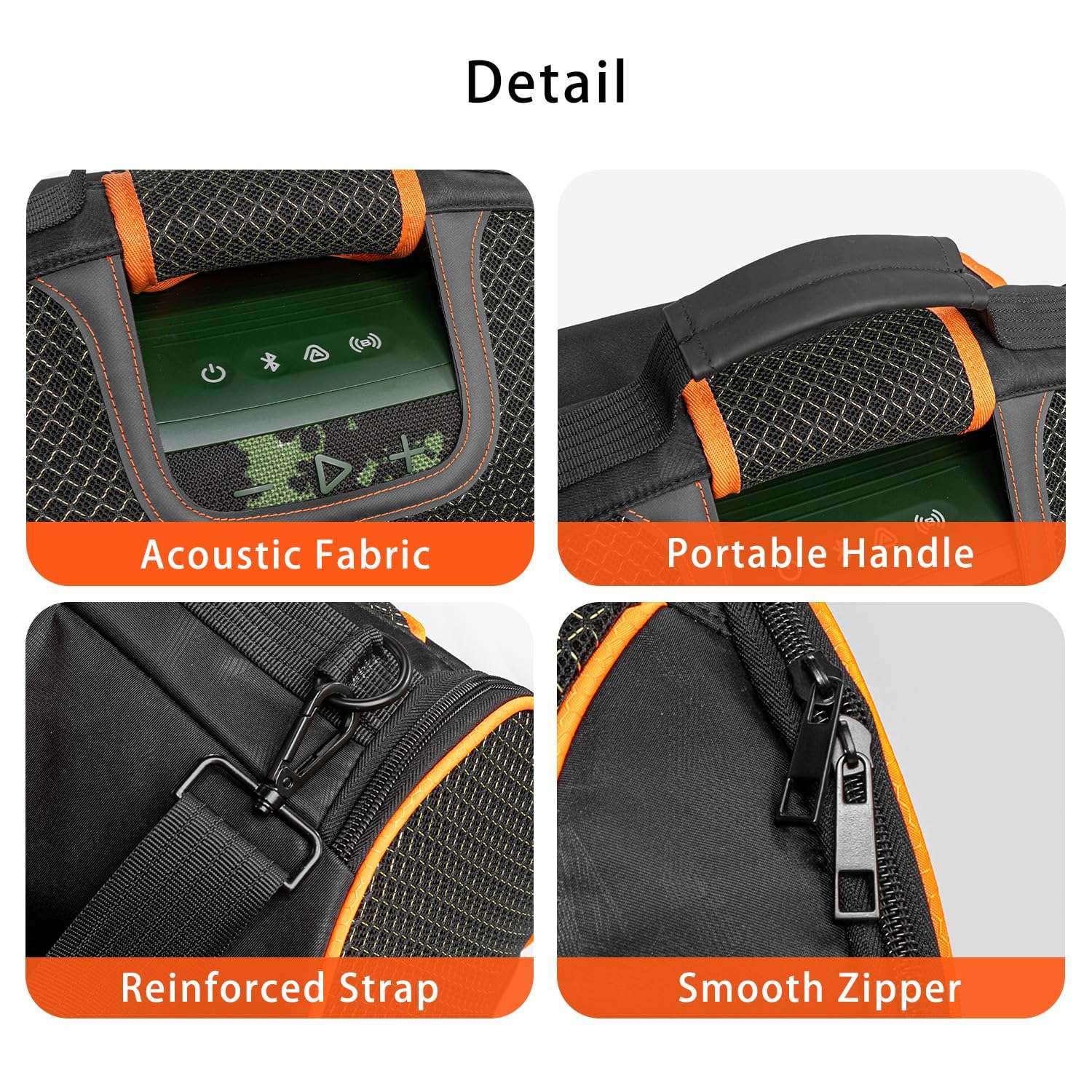 Carrying Case Compatible with JBL Boombox 4 Portable Bluetooth Speaker 3