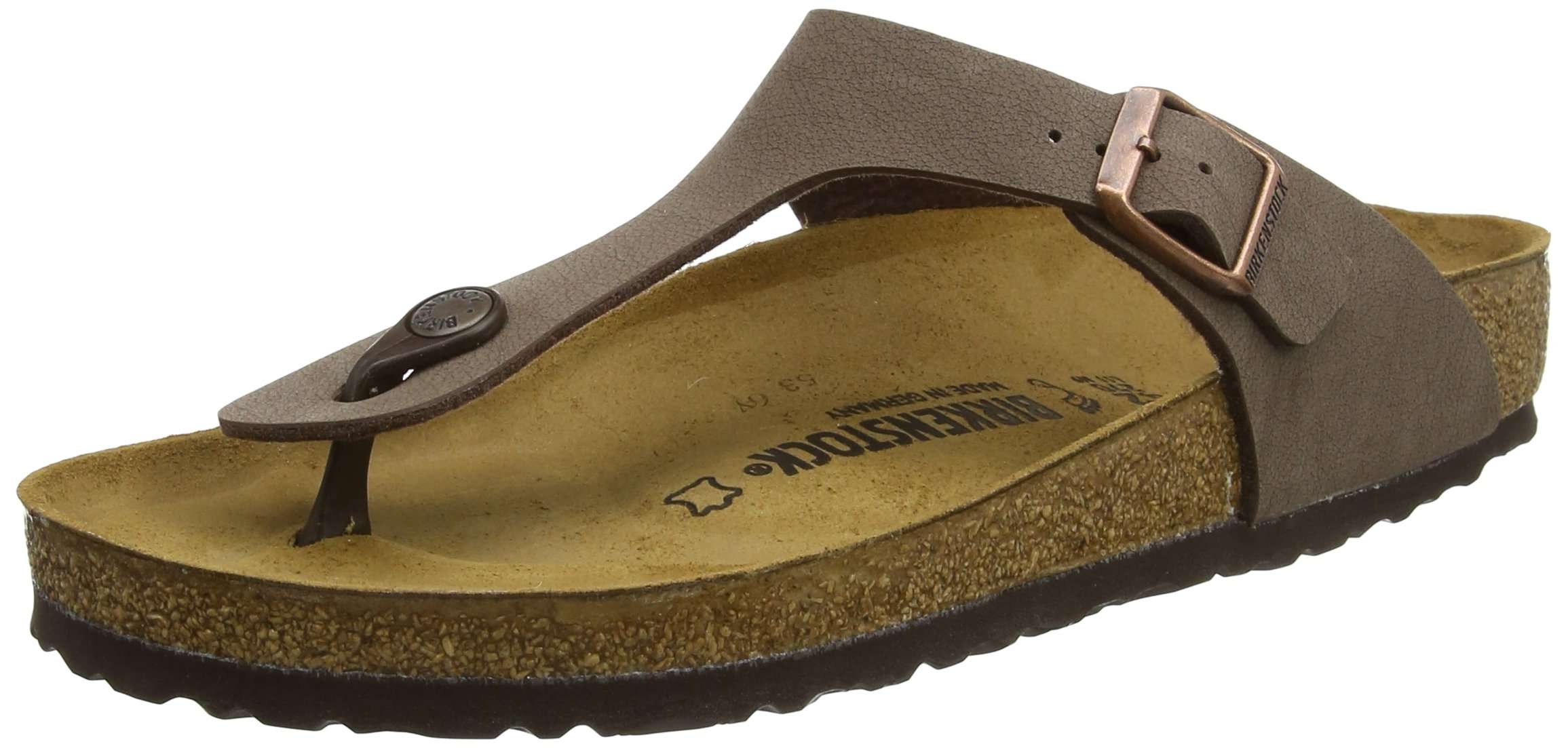 Birkenstock Women's Gizeh Thong Sandal, Mocha, 36 M EU/5-5.5 B(M) US 2