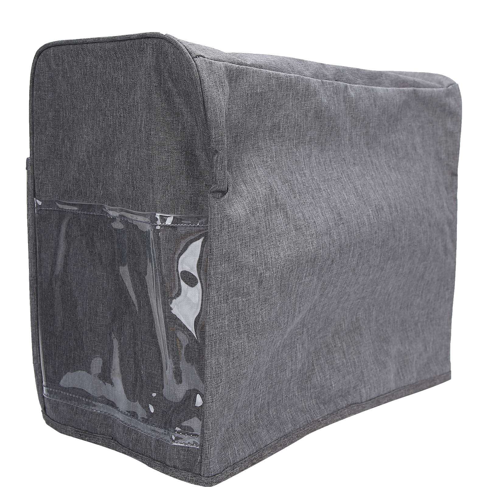 Sewing Machine Supplies, Gray Fashionable Dust‑Proof Sewing Machine Protector with Storage Pocket for Sewing Lovers for Friends 1