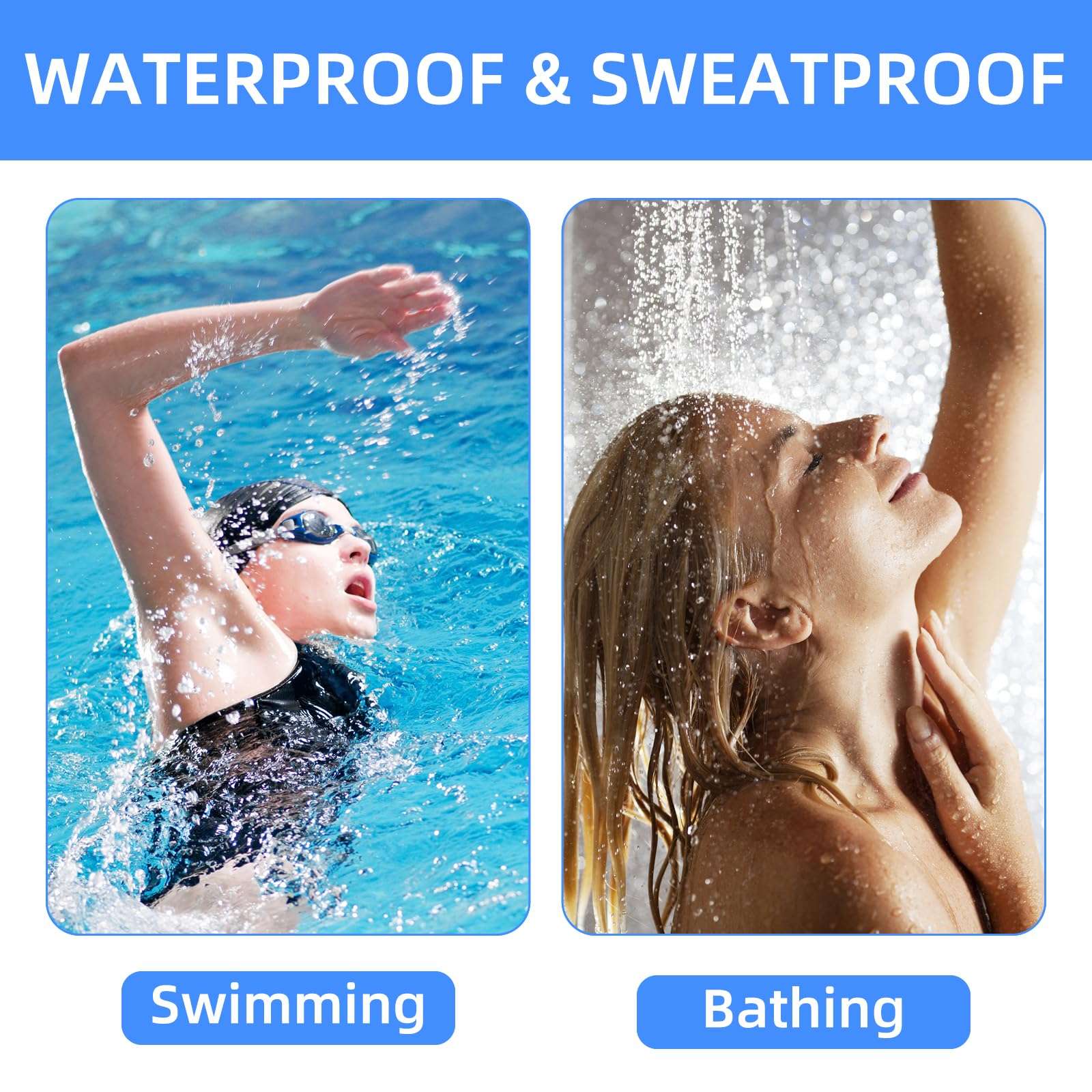 Tattoo Cover up Patch, Waterproof Sweatproof Sticker Patch, Ultra Thin Patch for Tattoo Scar and Birthmarks Tattoo Cover Up Tape for Light Skin Tone, 8 Pcs (Pack of 1) 4