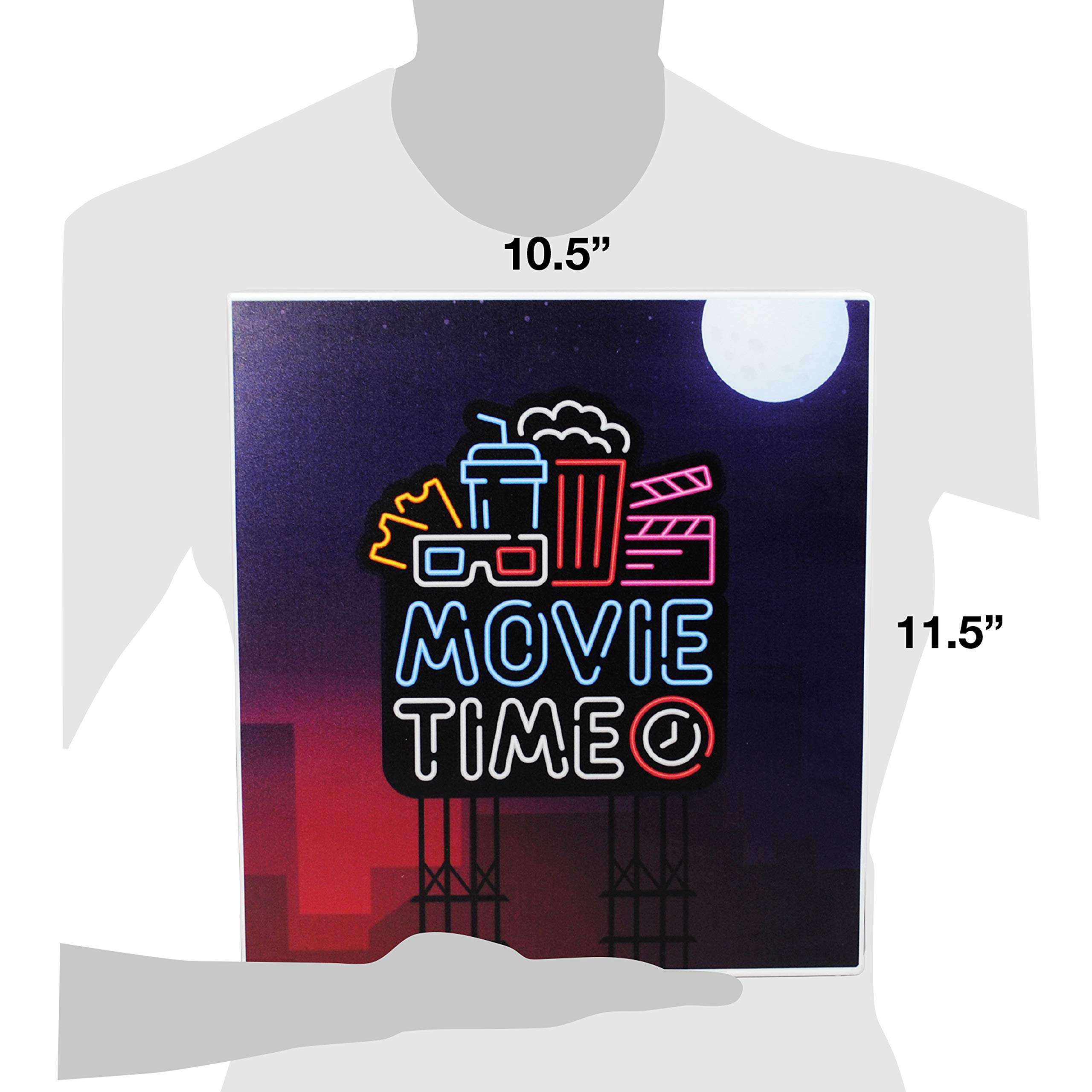 UniKeep Movie Collection Storage Binder Complete With Archival-Safe Pages to Store Discs (Neon, 80 Disc) 5