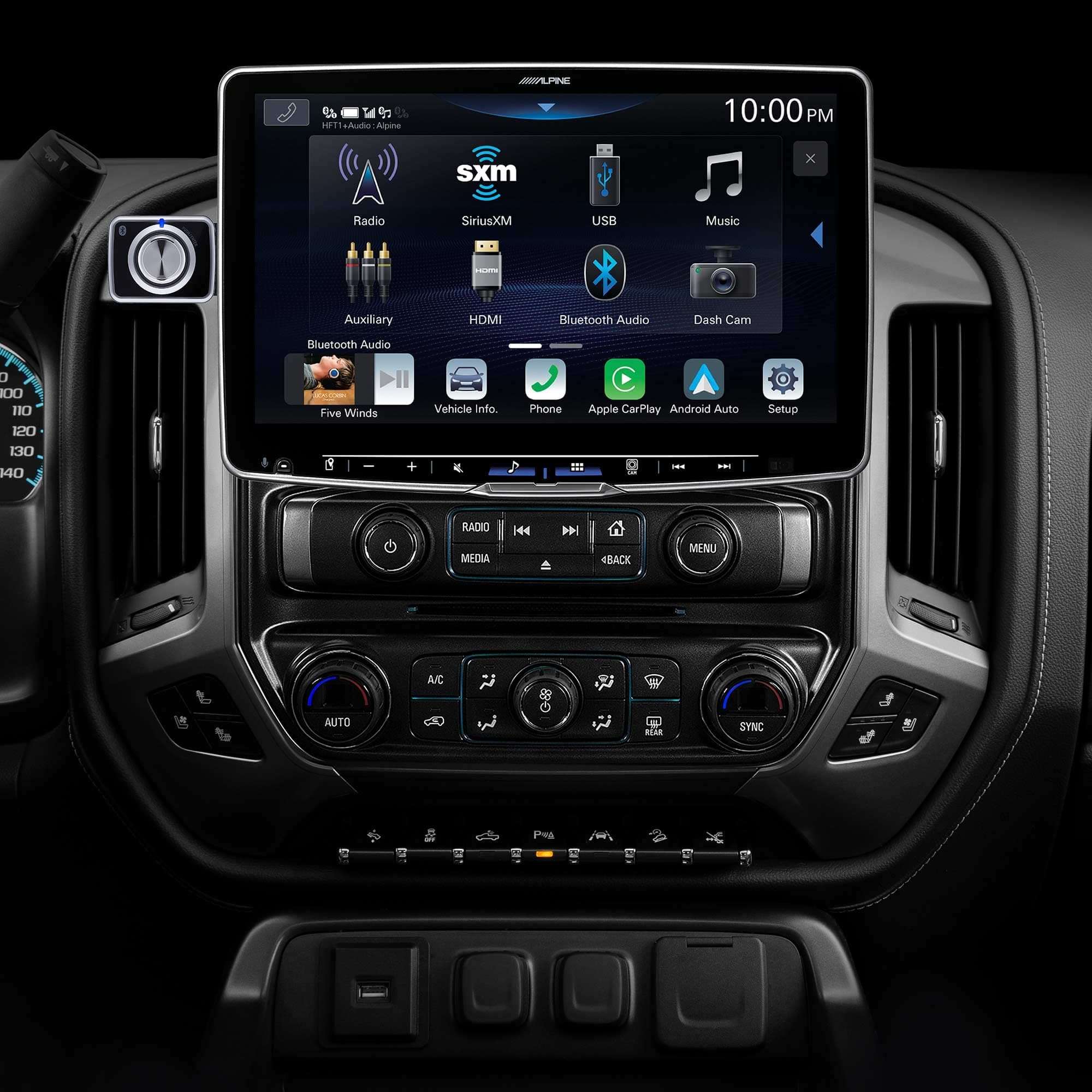 Alpine KCU-315UH USB/HDMI Extension Cable & RUX-H02 Bass Knob 6