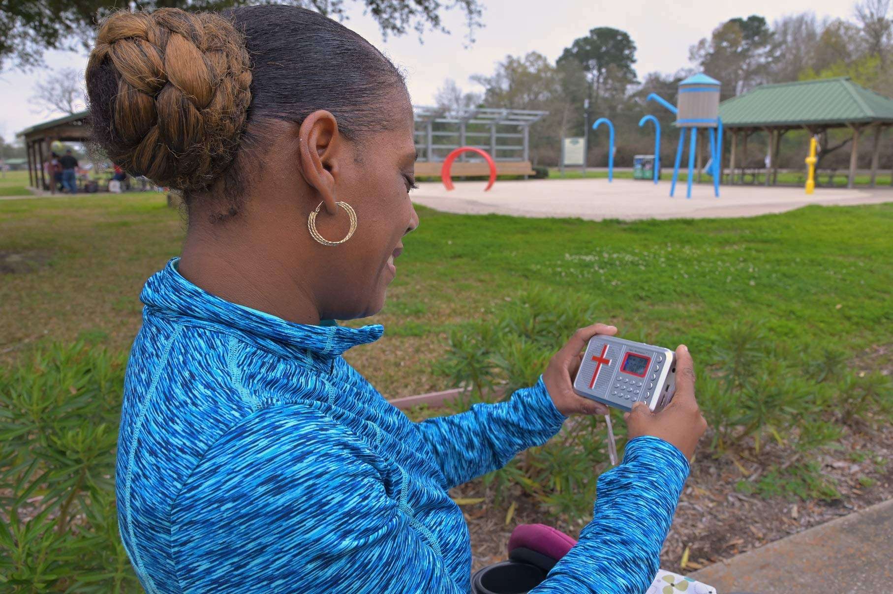 Daily Meditation NASB Audio Bible Player - New American Standard Electronic Taking Bible with Charger and Earphone, Portable to Listen at Anywhere Anytime 3