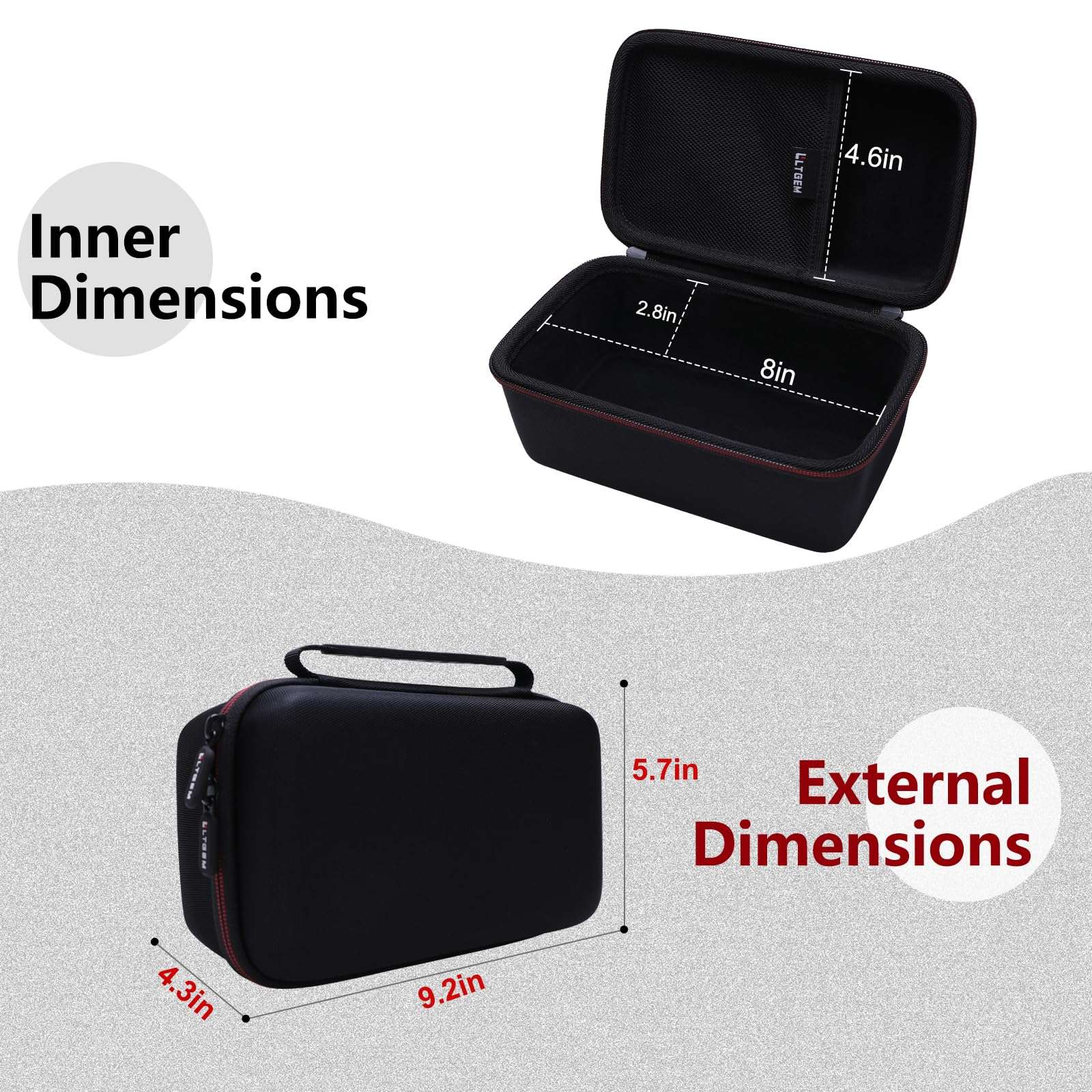 LTGEM Case Compatible with Ultimate Ears EVERBOOM Portable Speaker, Black 3