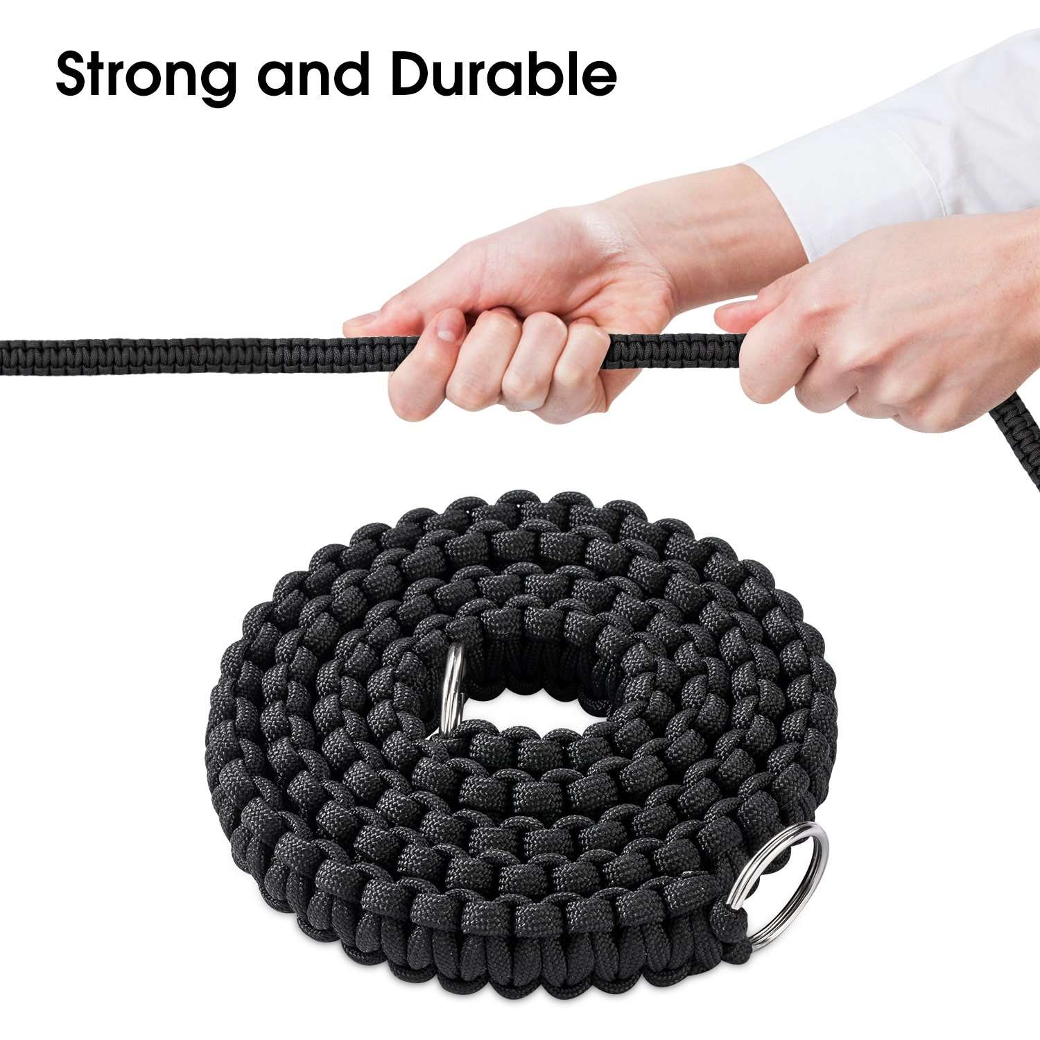 SOMA Camera Strap Paracord 550lb Vintage Camcorder Shoulder Neck Strap Belt for Canon Nikon Sony Olympus SLR DSLR Cameras (Black) 5