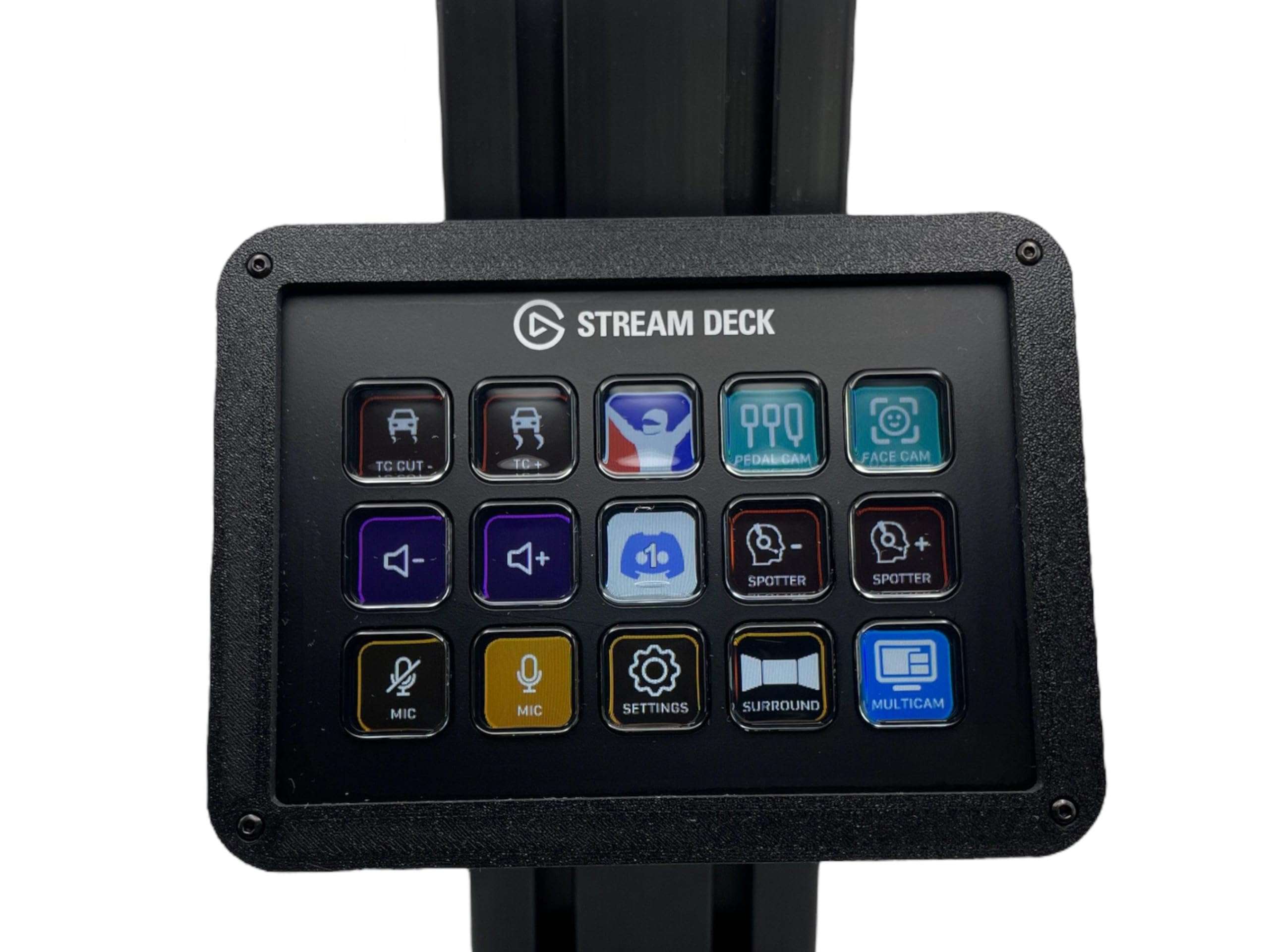 Generic MK2 (2021 - After) Stream Deck Mount for Sim Rig 5