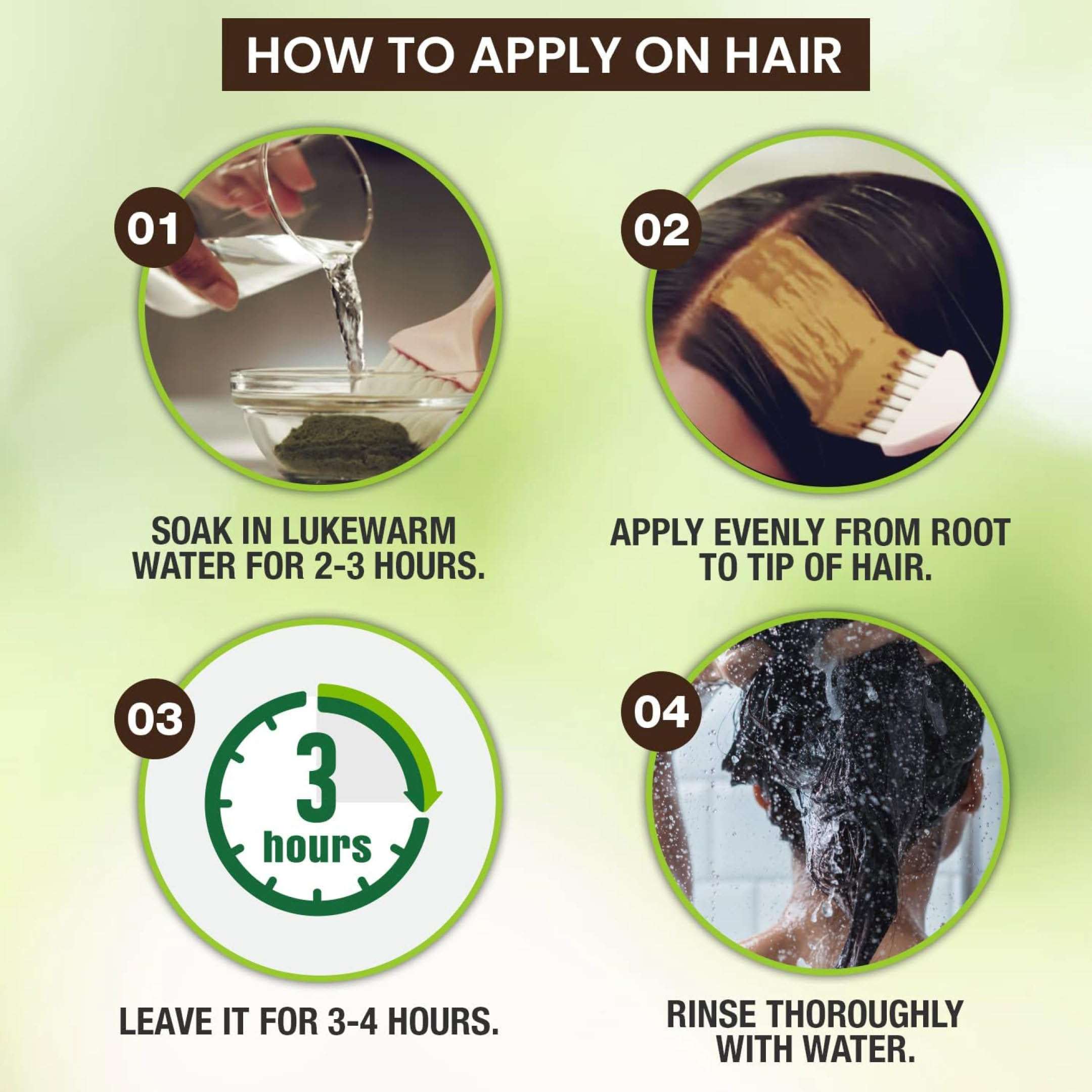 NeutraVed Natural Henna Powder for Hair (250g) | Henna Powder Organic for Hair | Mehendi for Hair | Herbal Hair Colour Without Chemicals 250g 3