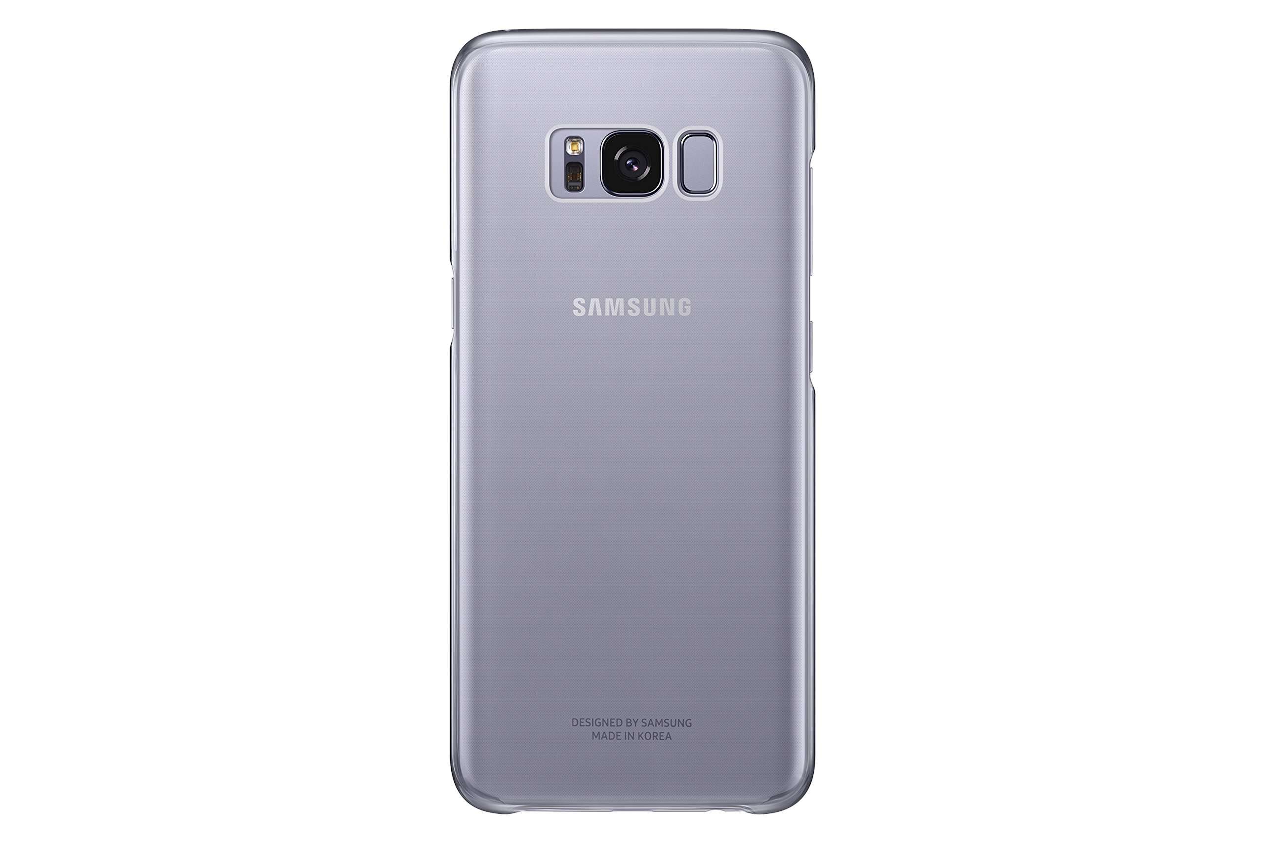 Samsung Galaxy S8 Clear Protective Cover, Orchid Grey 1