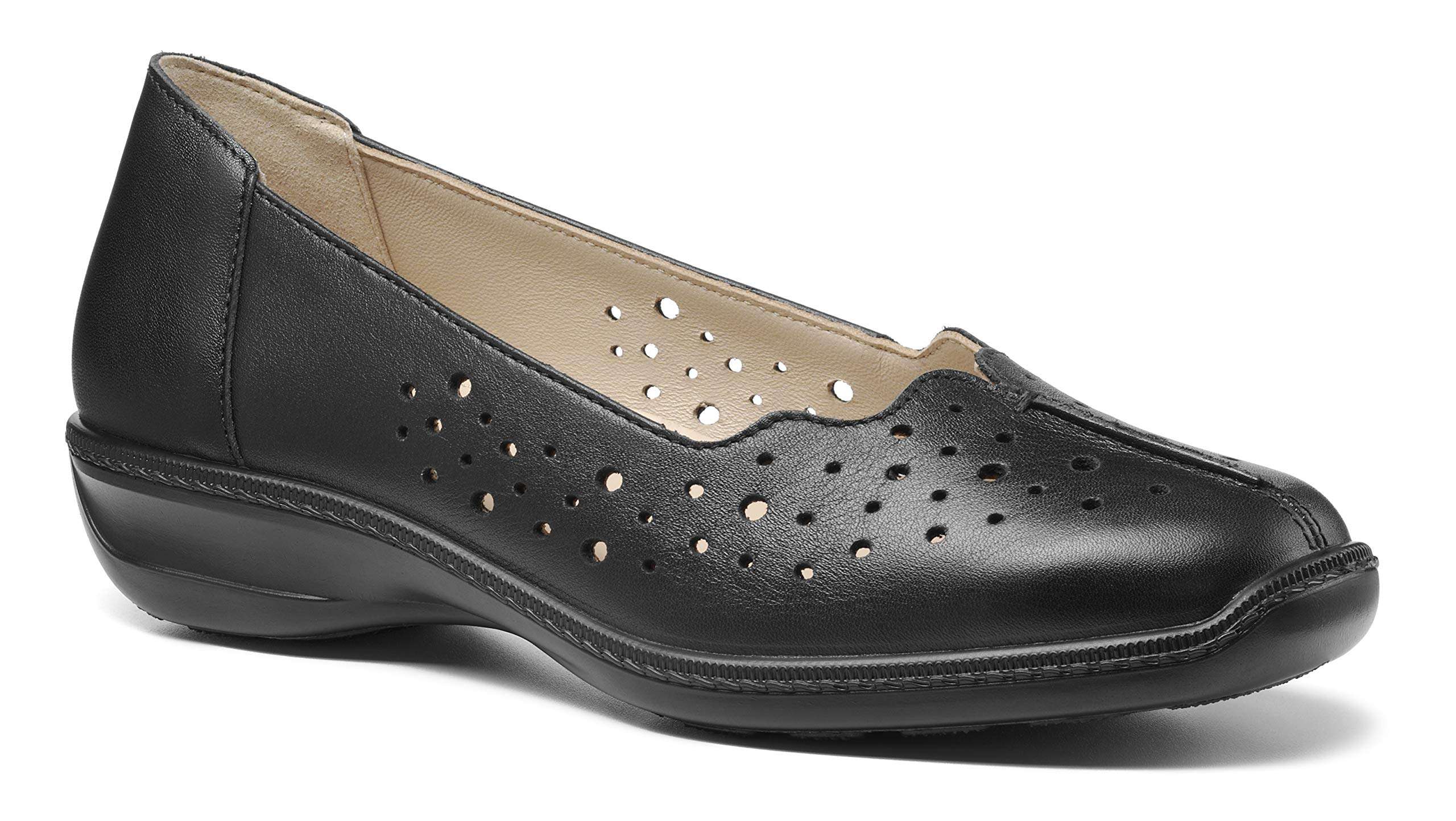 Hotter Women's Zoe Pump Black 7.5 US Casual Shoes