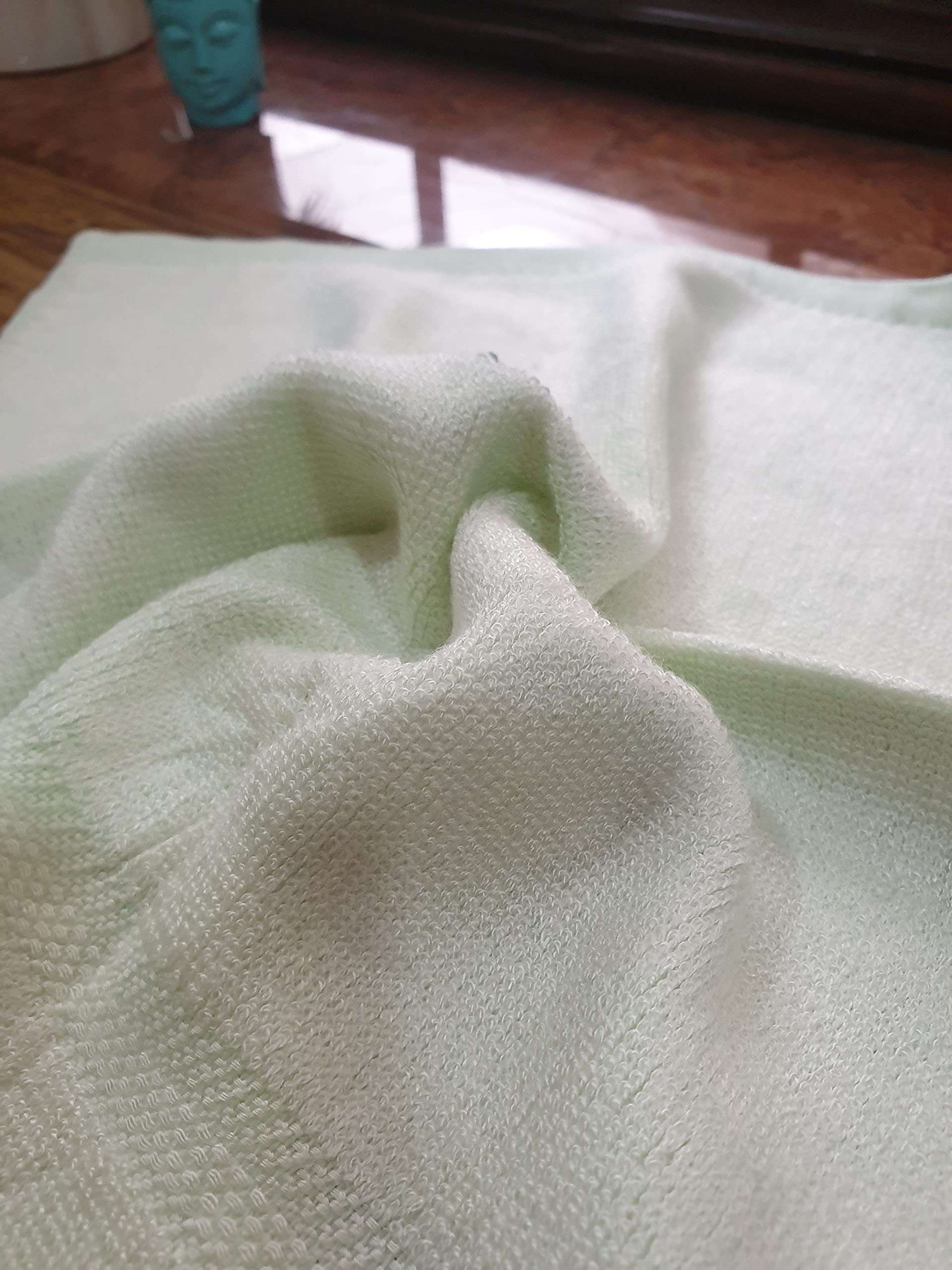 Bamboo Greens Bamboo Fiber Face Napkins Set- 3pc (Light Green) 6