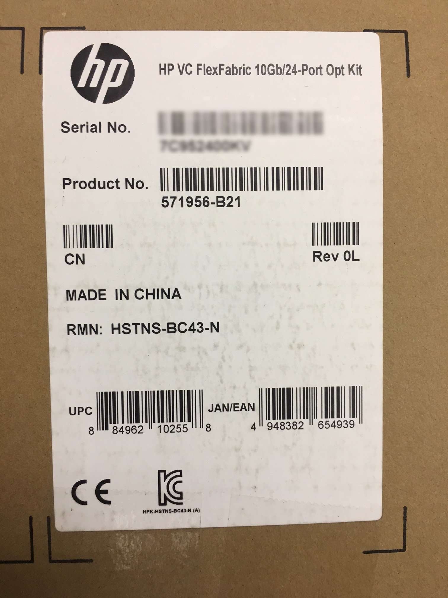 HP 708065-001 BLC FLE X Fabric 10GB 24PORT 3