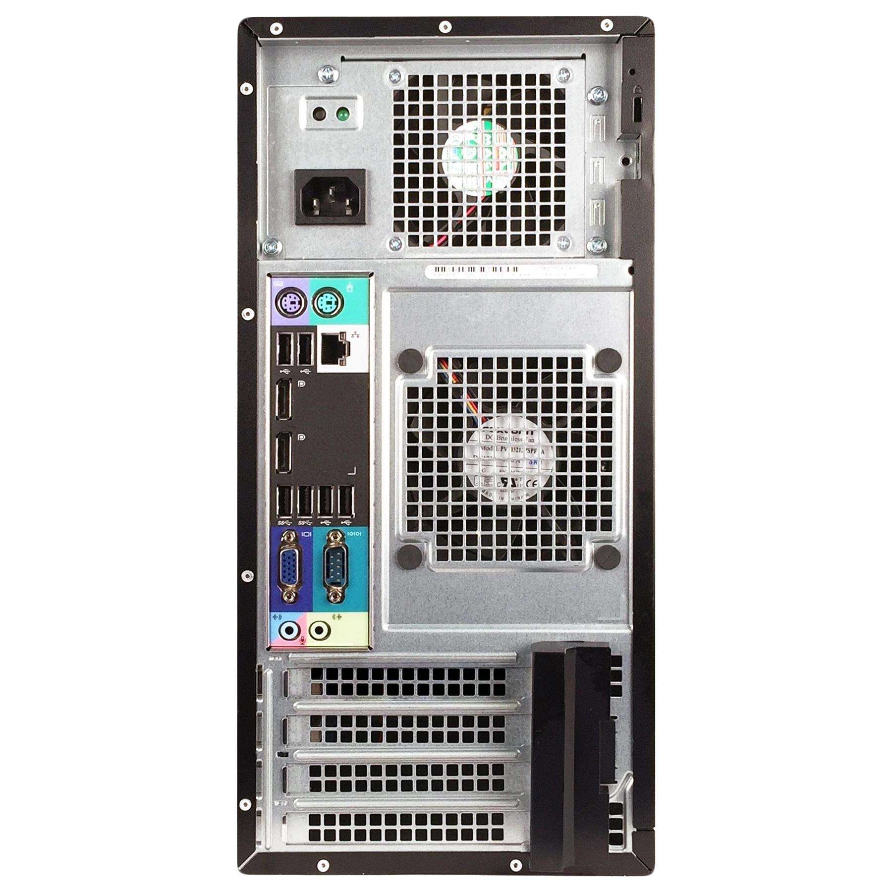 Dell Precision T1650 Tower Fast Desktop Computer PC - Quad Core Intel i5 3rd Gen, 16GB DDR3, 256GB SSD, New Keyboard, Mouse, New WiFi, Windows 10 Home(Renewed) 3