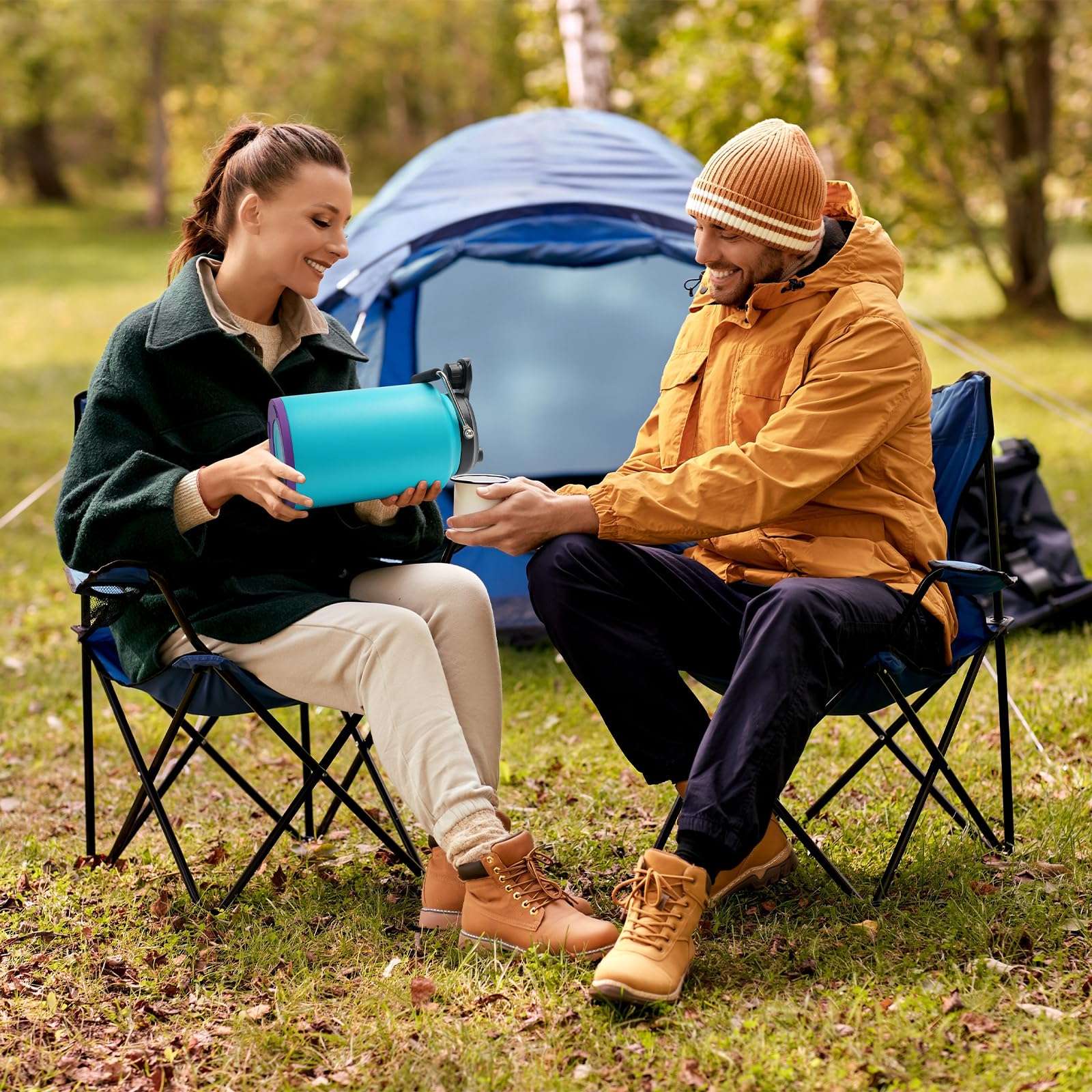 Tronco 1 Gallon Water Bottle, 128 oz Large Stainless Steel Triple Wall Vacuum Insulated Water Jug with Straw Lid and Spout, Keep Cold 48 Hrs, Top Handle, Leak Proof, Wide Mouth, Sweat Proof, BPA Free 3