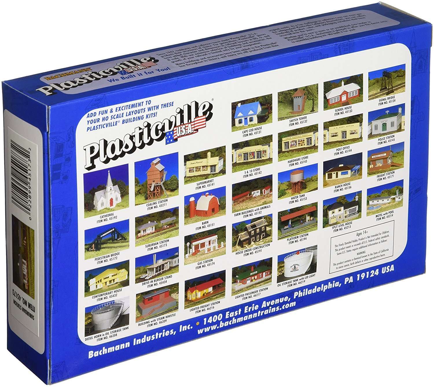 Bachmann Trains Suburban Station , Blue 3