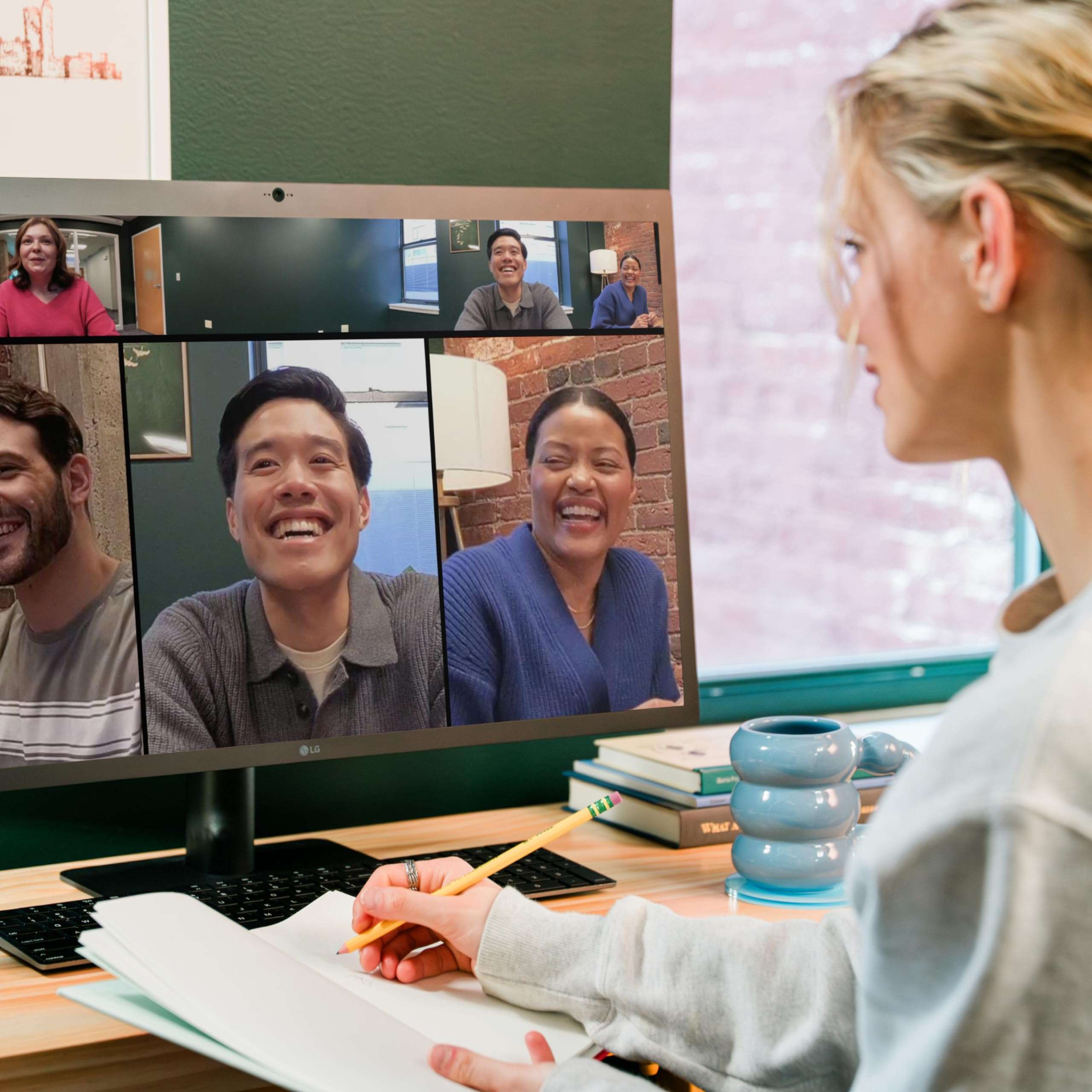 Meeting Owl 4+ 360-Degree, 4K Smart Video Conference Camera, Microphone, and Speaker (Automatic Speaker Focus, Smart Zooming, and Noise Equalizing) 4