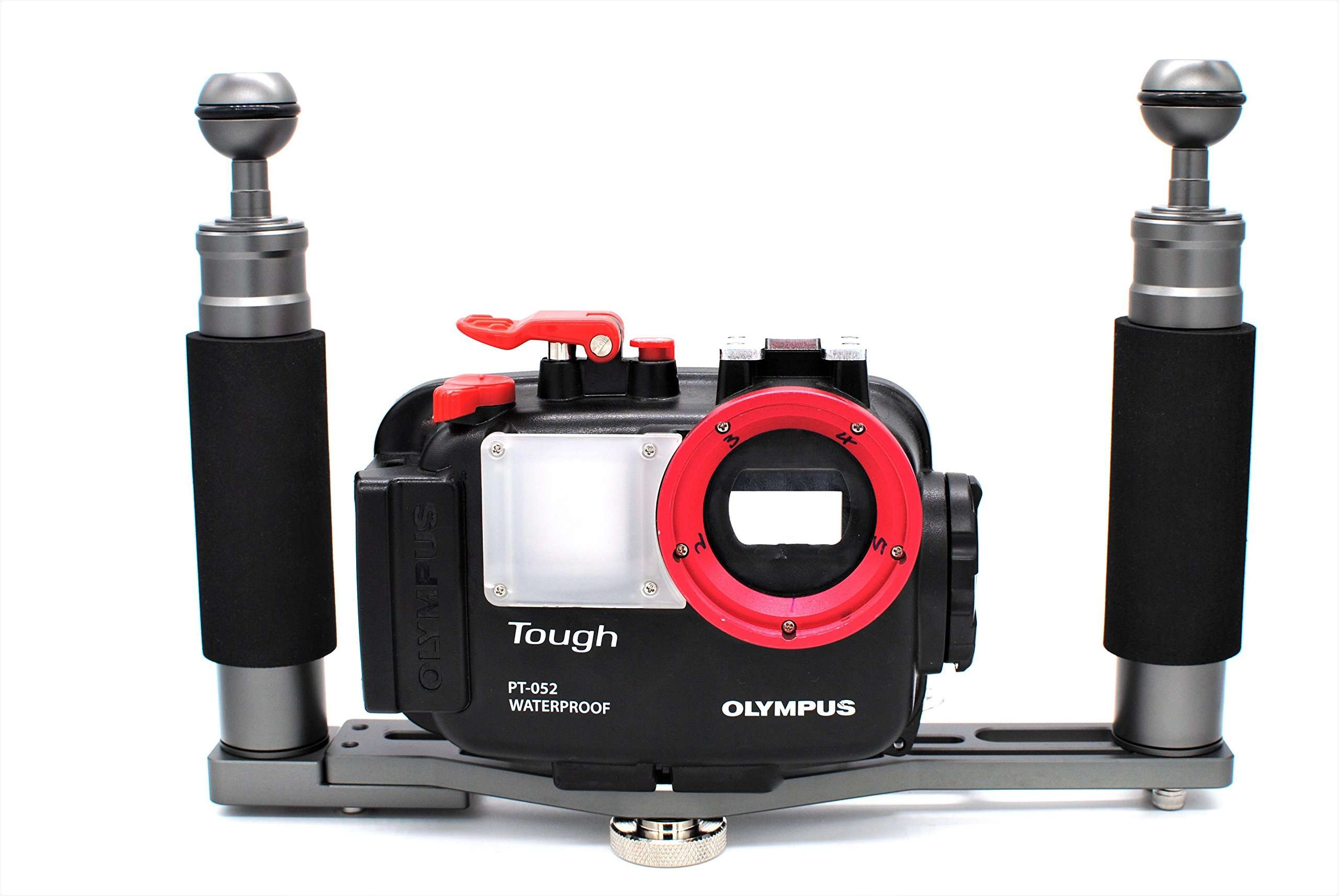 DIVTEK Dual Handheld Stabilizer Tray Handle Grip Support Extended Platform Profession for Rig Underwater Scuba Diving Dive Camera Housings/GoPro/Dome Port/Strobe 5