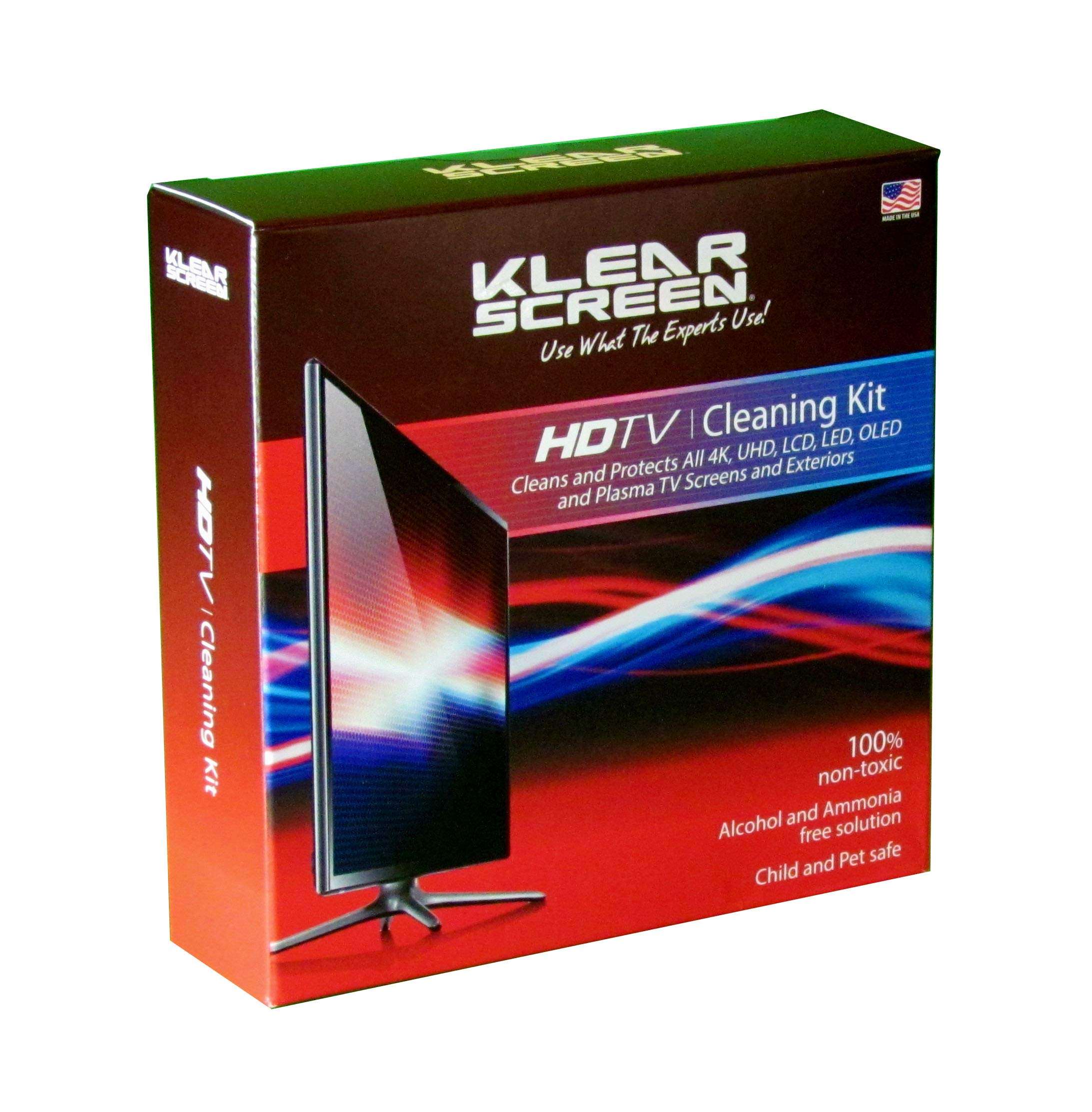 Klear Screen Large TV Cleaning Screen Cleaner for Tvs, Gaming Monitors, LCD, LED, OLED, LED, Made in The USA 3