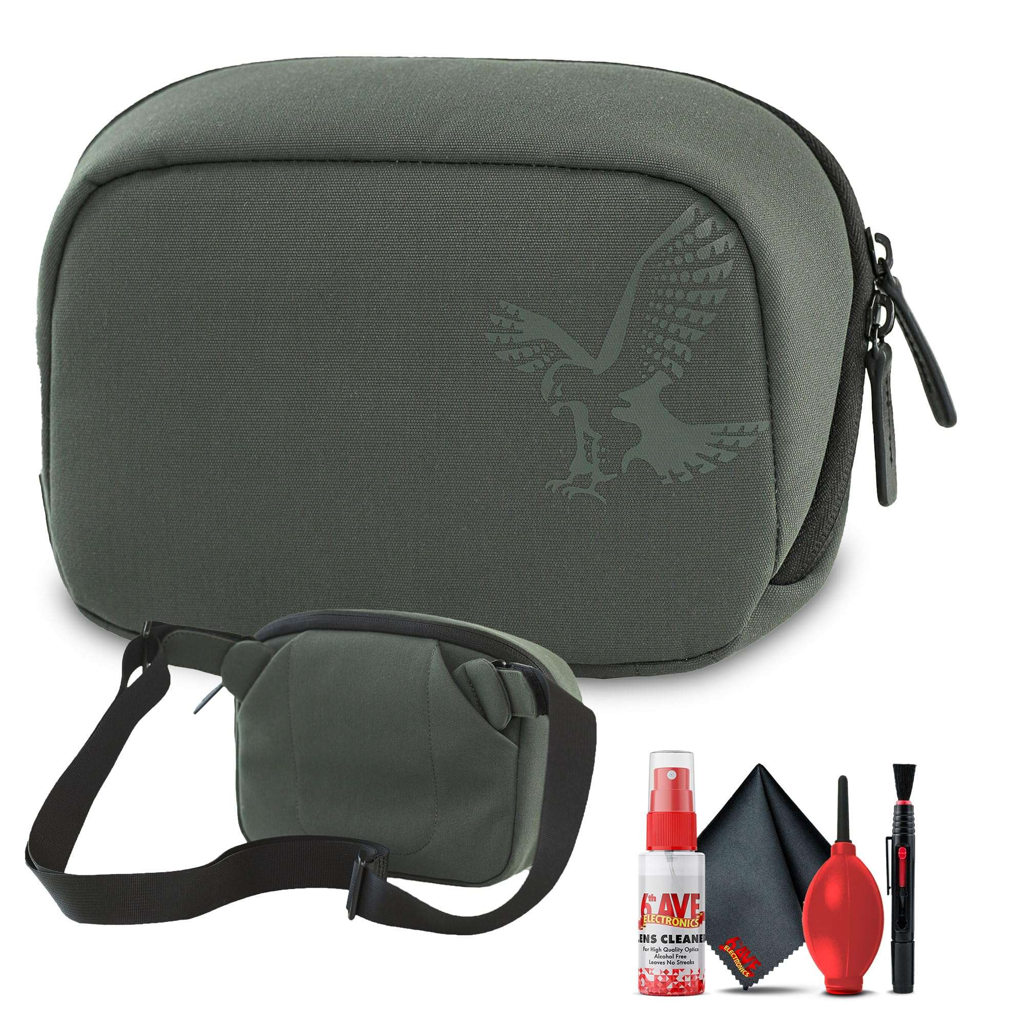 Swarovski FSB Functional Side Bag for 42mm NL Pure Binoculars (46225) Bundle with Full Cleaning Kit