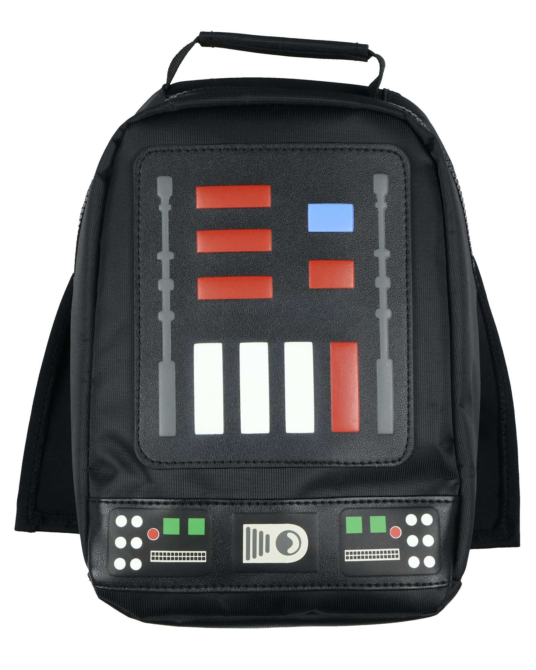 Star Wars Darth Vader Lunch Box Tote Chest Plate with Cape Easy Carry Insulated Food Container Bag 3