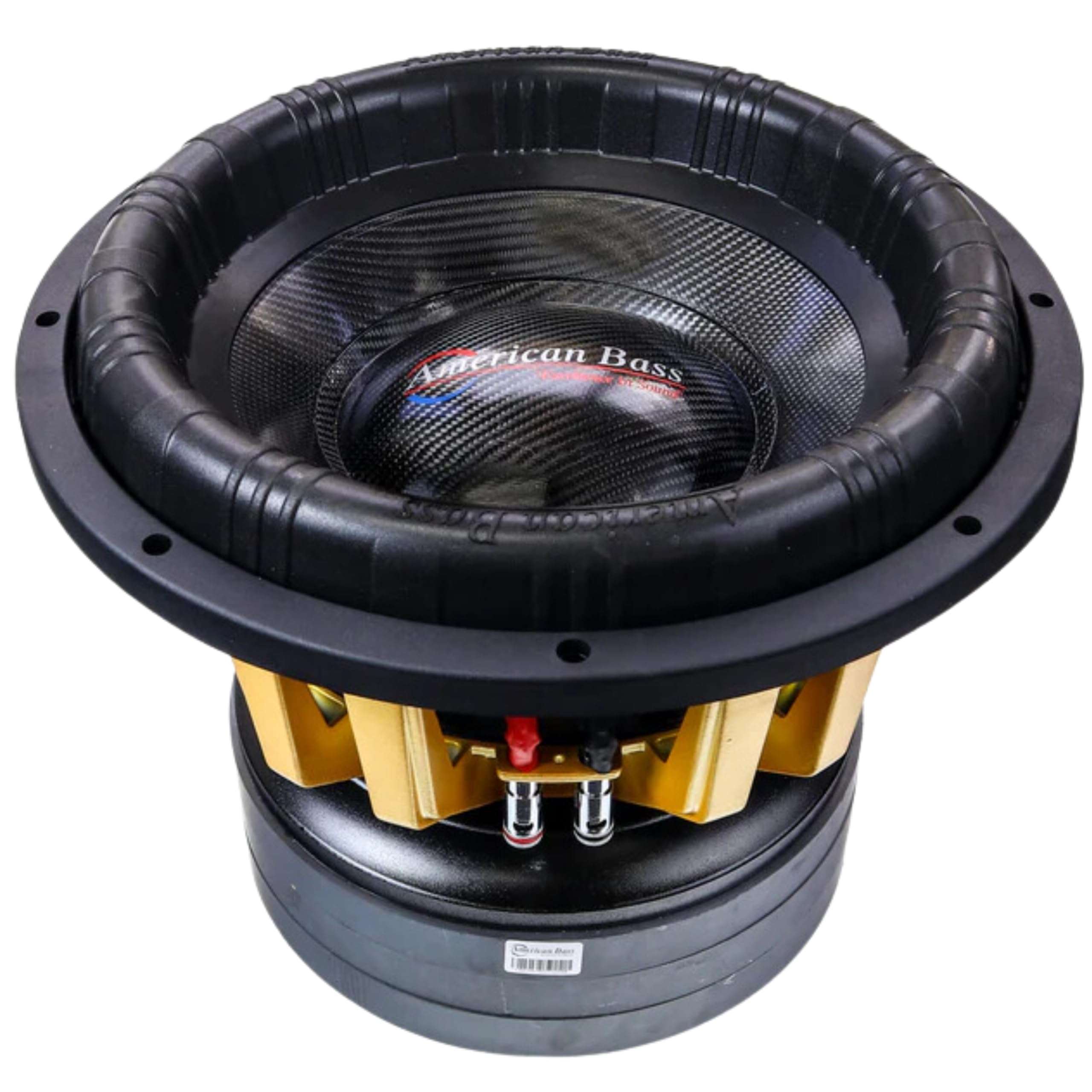 American Bass 12"" King Subwoofer 2 Ohm 15000 Watts 6500 watts RMS KING-12D2, orange 6