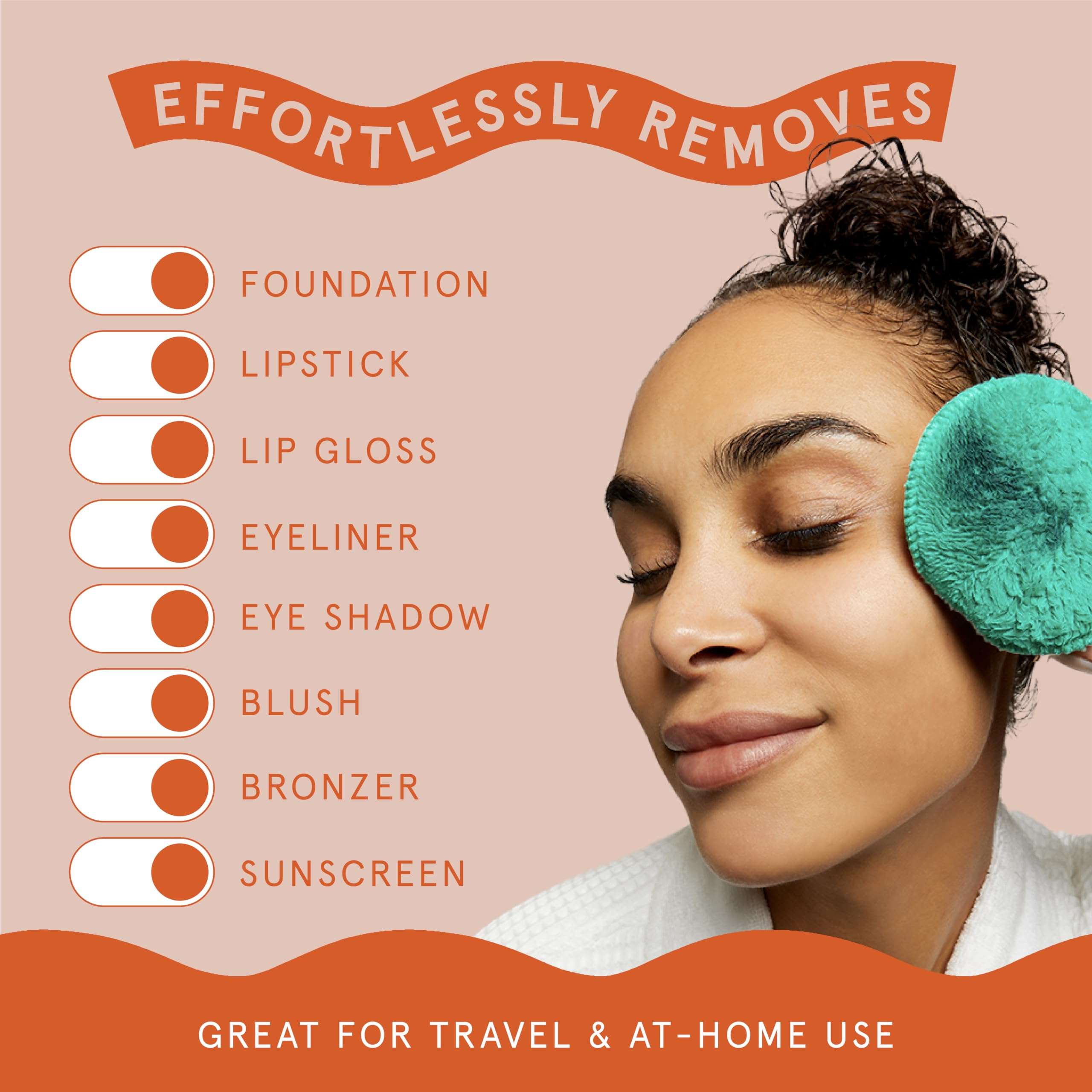 Cleanlogic Exfolaiting Face & Body Scrubber Combo Kit – 9 Facial Sponges + 3 Large Body Exfoliators, Sensitive Skin-Friendly, Makeup Removal & Smoothing, Assorted Colors 6