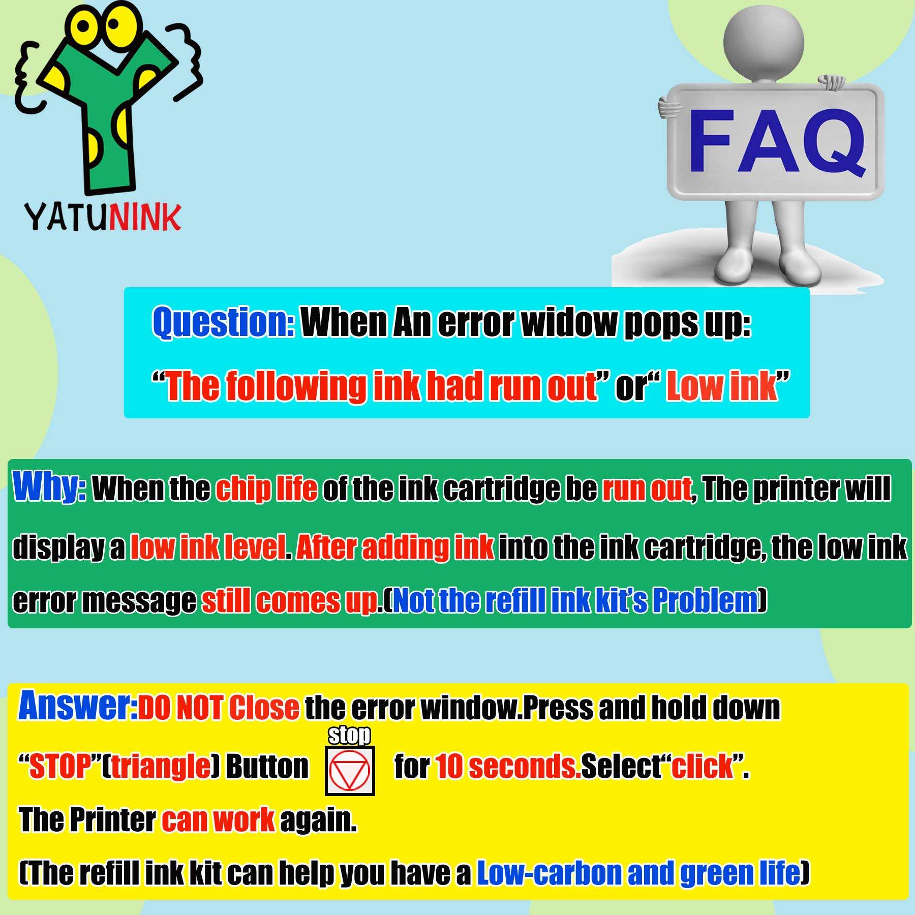 YATUNINK Premium Refill Ink Kit for HP 962 962XL Ink Cartridge Work for HP Officejet 9012 OfficeJet Pro 9010 OfficeJet 9015 OfficeJet 9018 OfficeJet 9020 OfficeJet 9025 Printer (50ml x 4 Pack) 2