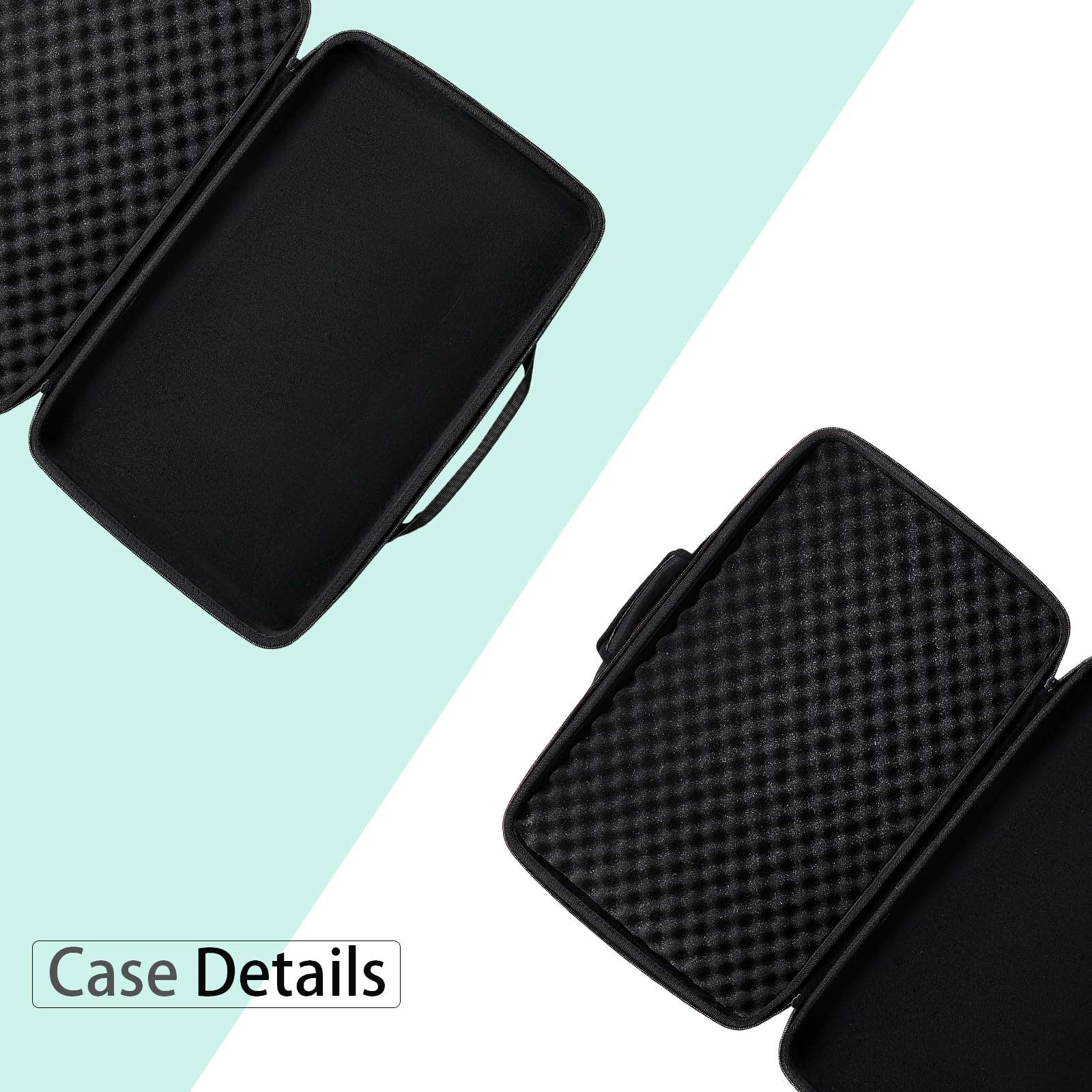 XANAD Black Case for Pioneer DJ DDJ-FLX4 2-deck or Hercules DJControl Inpulse 300 MK2 DJ Controller - Protective Carrying Storage Bag 5