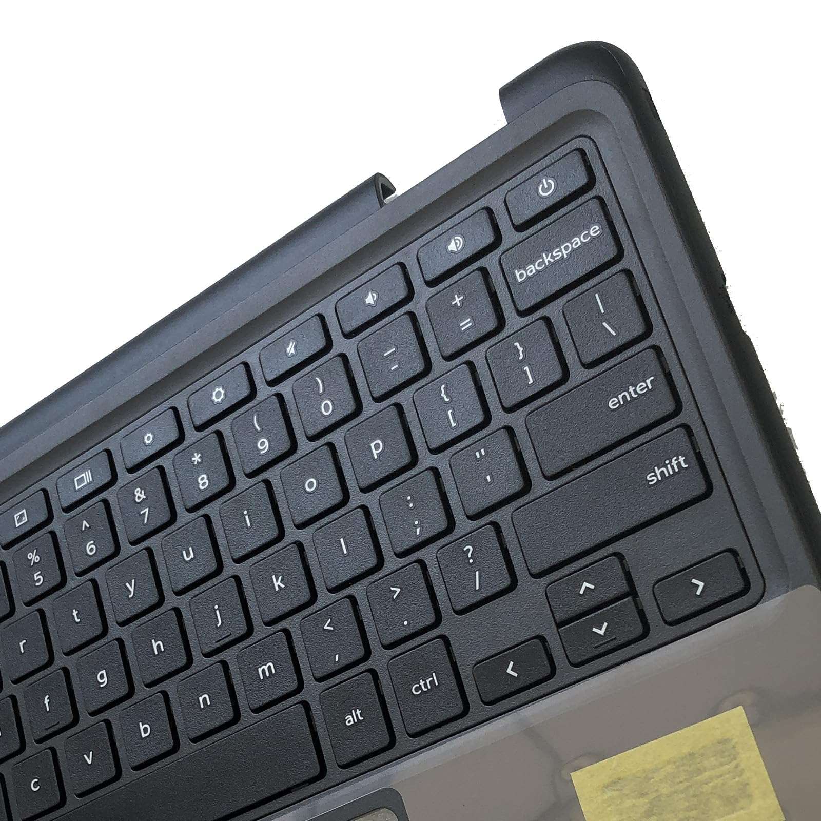 D-KXCPELE Replacement Laptop Palmrest with Keyboard Touchpad for Dell Chromebook 3110 Without Camera Hole Black Upper Case 00H7CN 0H7CN AP3IU000800 (Upgrades) (Palmrest+Keyboard) 5