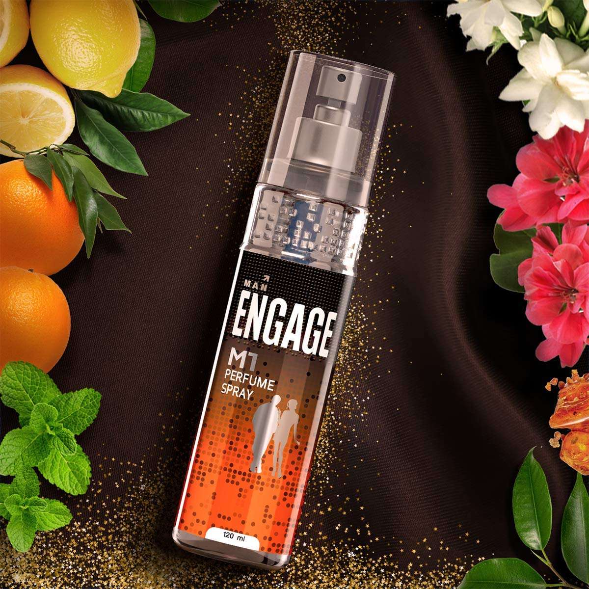 Engage M1 Perfume for Men, Citrus and Woody Fragrance Scent, Skin Friendly Perfume for Men Long Lasting Smell, 120ml 5
