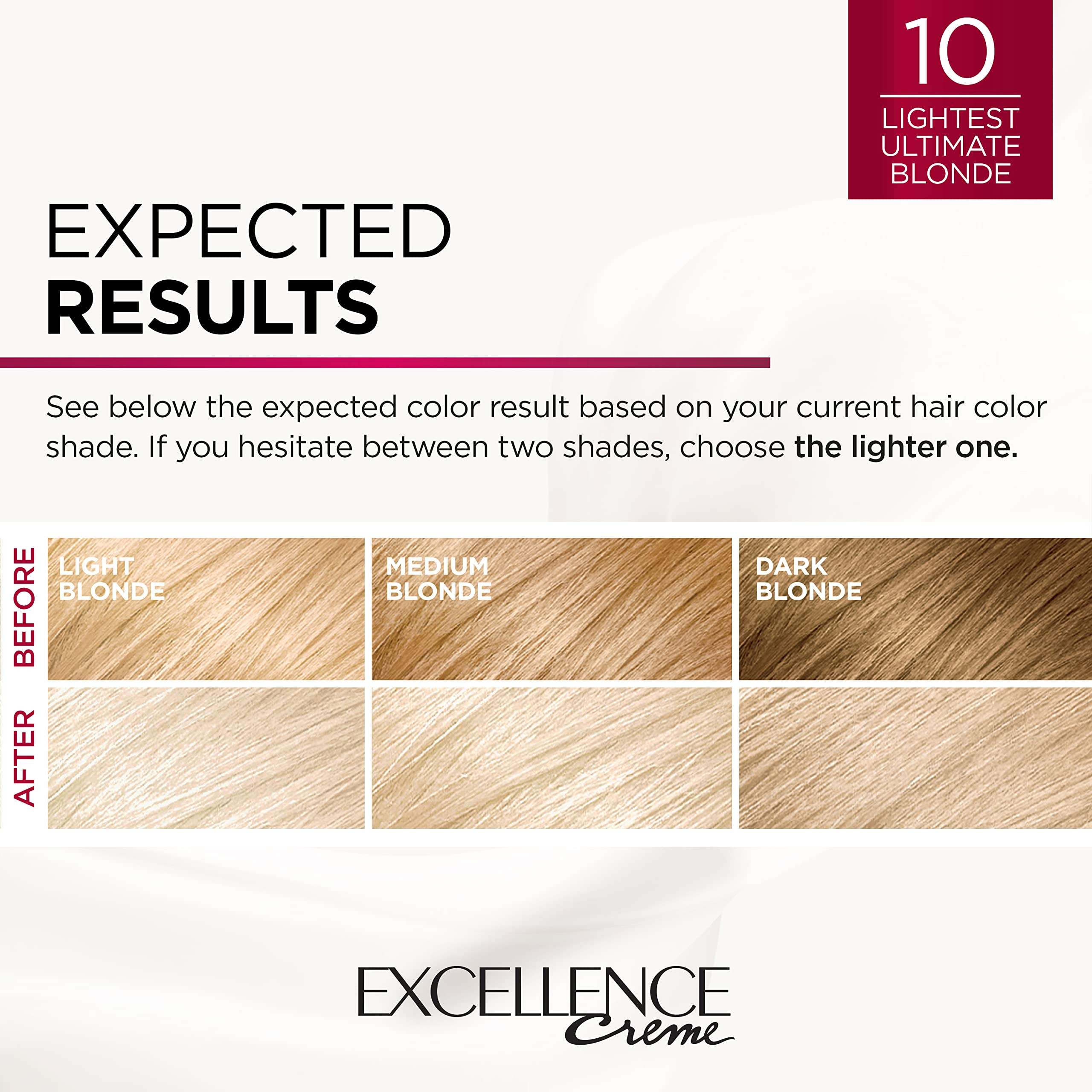 L'Oreal Paris Excellence Creme, 10 Lightest Ultimate Blonde, (Packaging May Vary) by L'Oreal Paris 4
