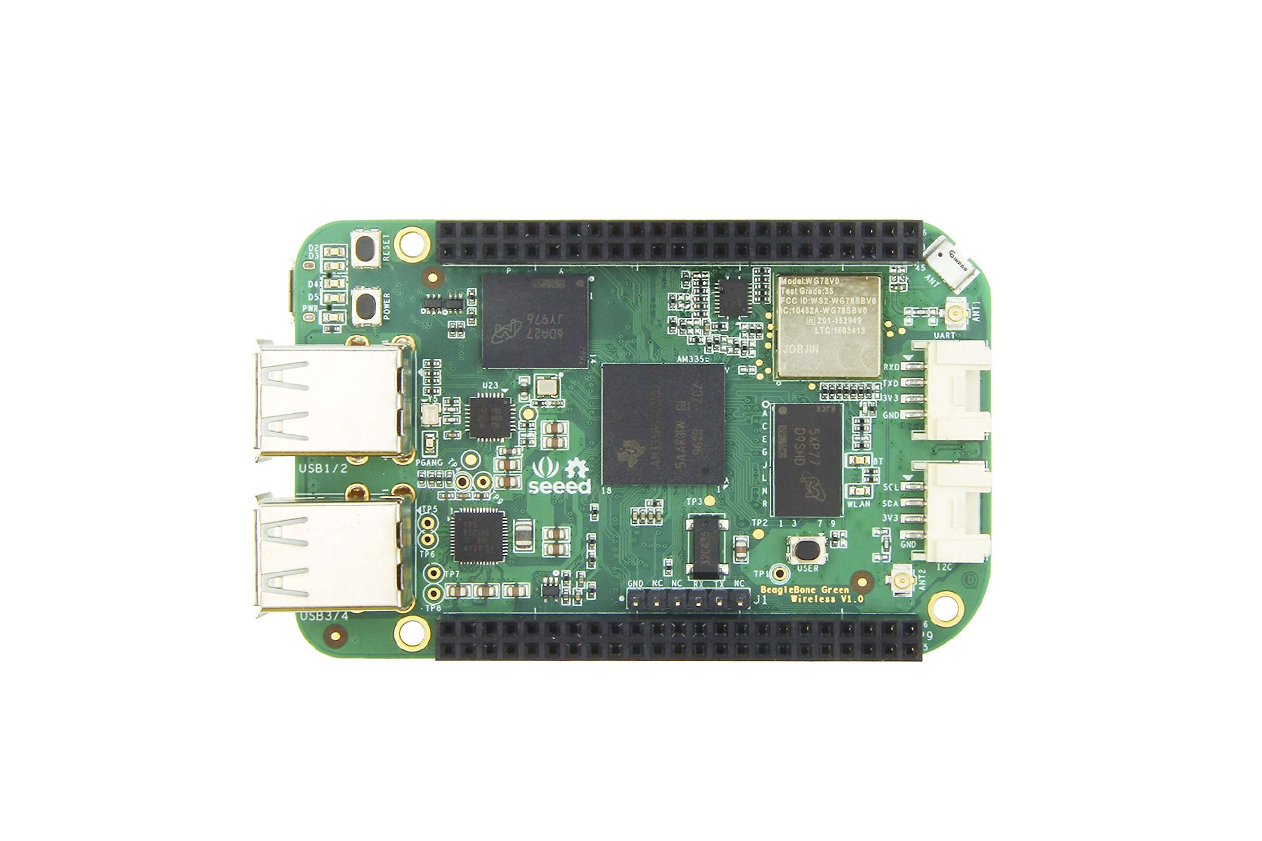 seeed studio BeagleBone Green Wireless Development Board（TI AM335x WiFi+BT） with USB Cable 2