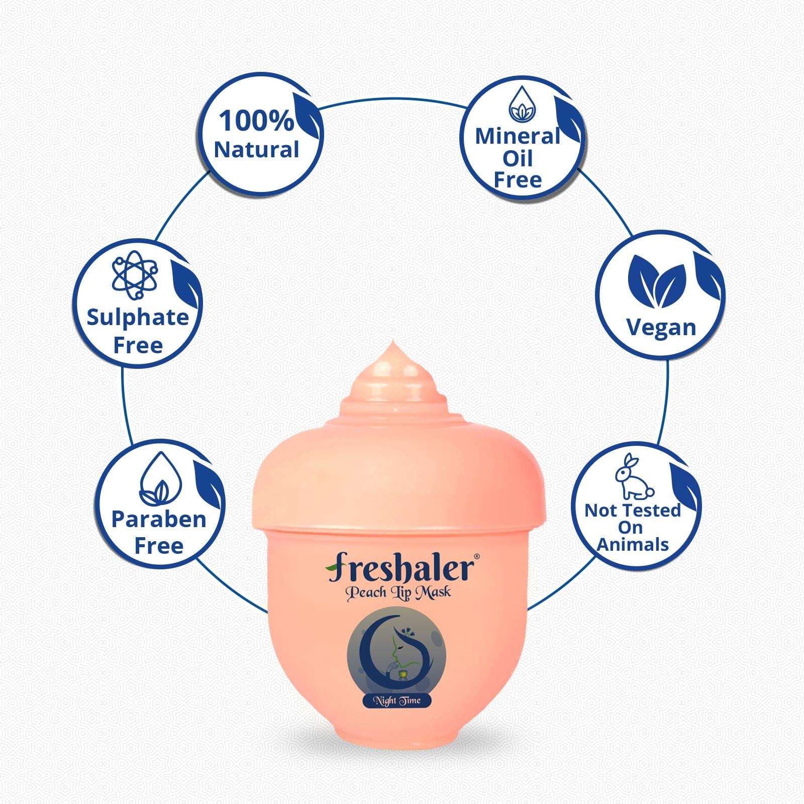 Freshaler Lip Mask (Peach) 6