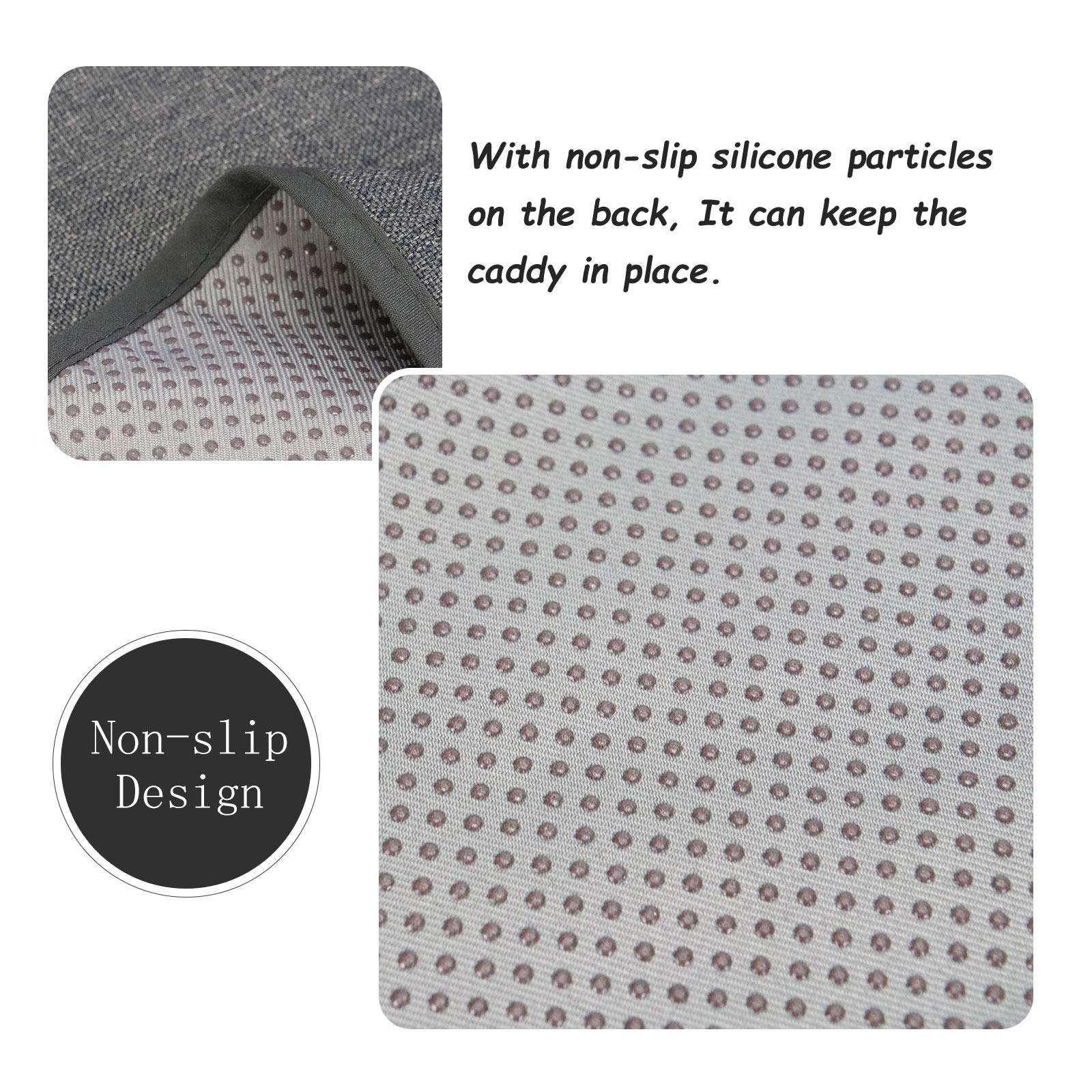 SYSOV Sofa Armrest Organizer, Remote Control Holder for Recliner Couch, Arm Chair Caddy with 5 Pockets for Magazine, Tablet, Phone, iPad 4