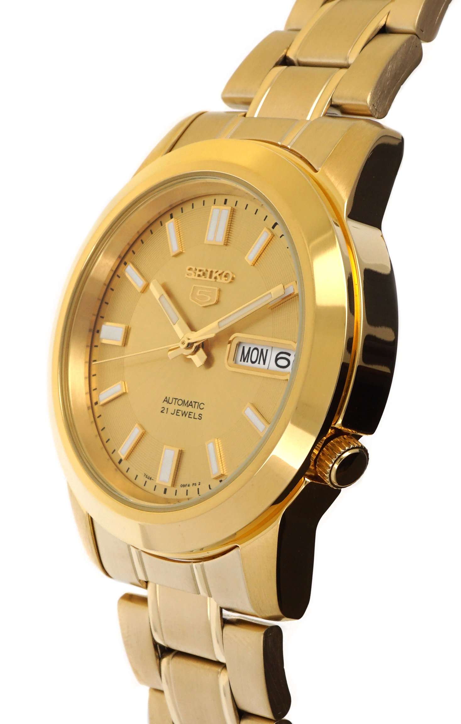 Seiko unisex-adult 5 Classic Automatic Gold Tone Watch SNKK20K1 2
