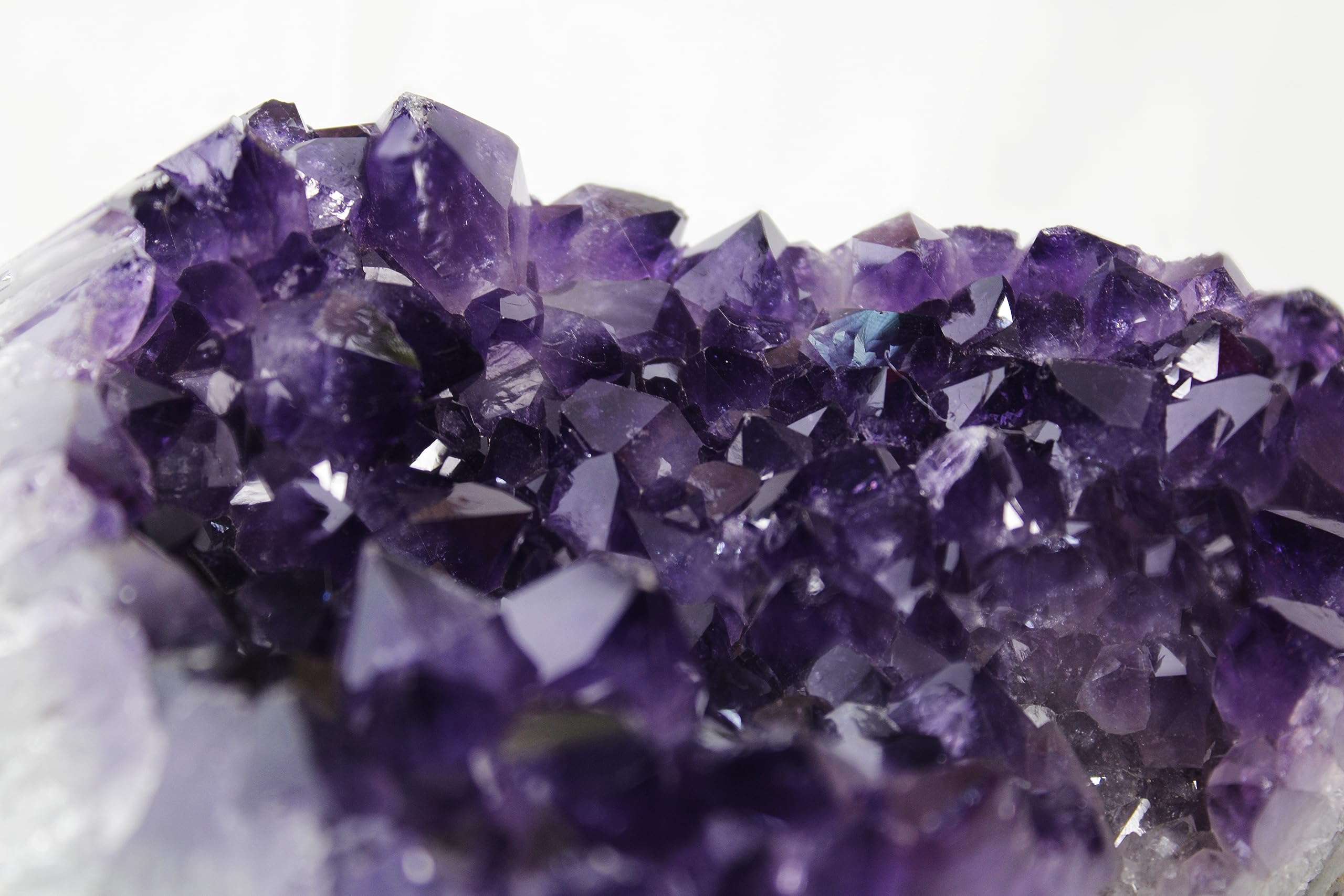 9Dzine Amethyst Cluster Geode From Uruguay Amethyst Cluster Gemstone Cave Deep Purple Amethyst Raw Cluster from Uruguay Quartz Geode Stones for Reiki Healing Vastu Correction 1450-1600 Gm 6