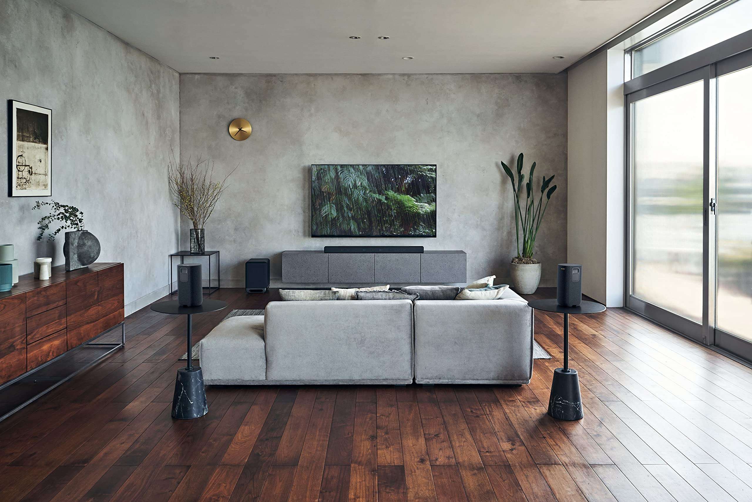 Sony HT-A7000 A Series Premium Soundbar 9.1.4ch 8K/4K 360 SSM Home Theatre System with Dolby Atmos and Wireless subwoofer SA-SW5 & Rear Speaker SA-RS5 (Hi Res, 360 RA, WiFi and Bluetooth) 2