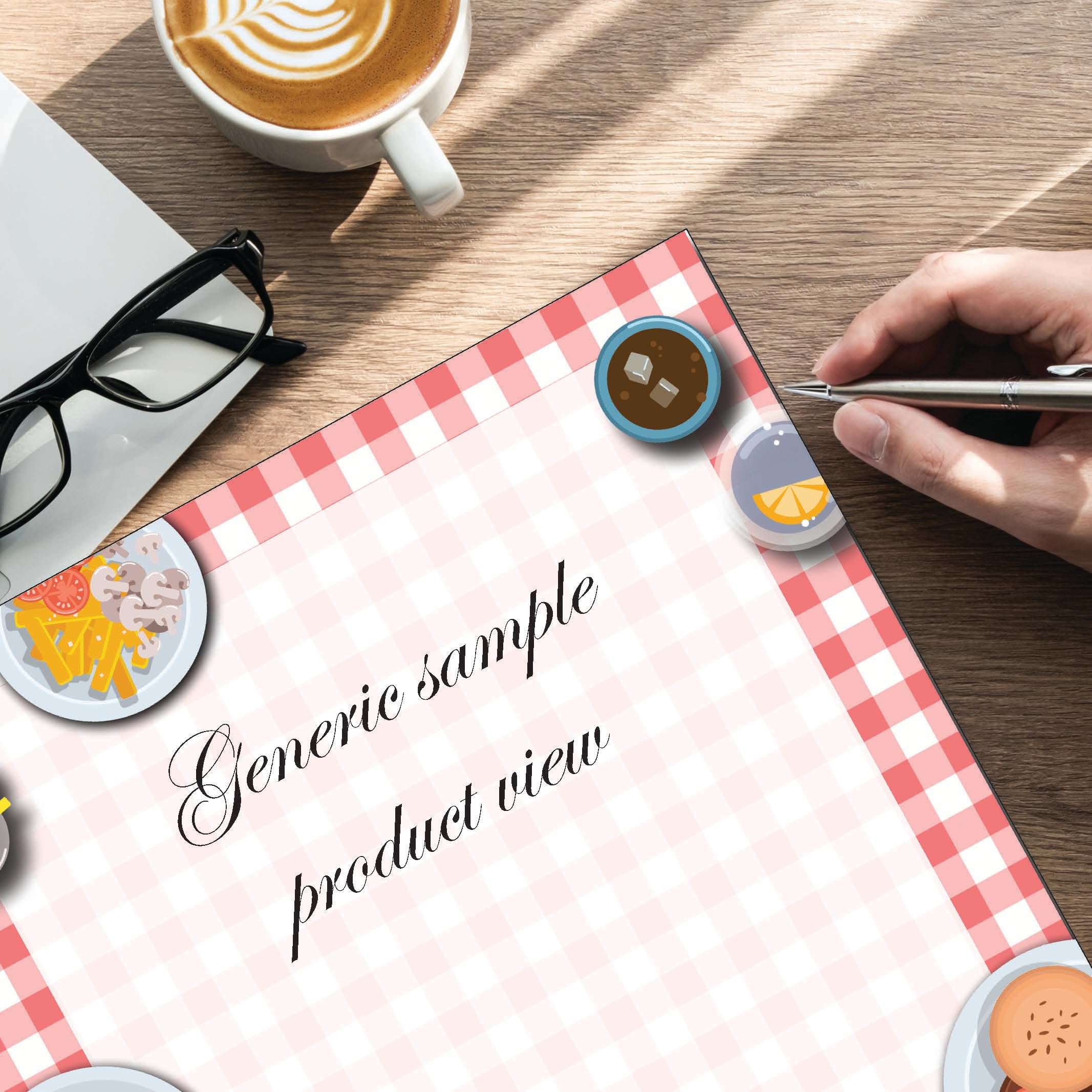 Summertime Backyard BBQ Letterhead Laser & Inkjet Printer Paper, 25 pack 2