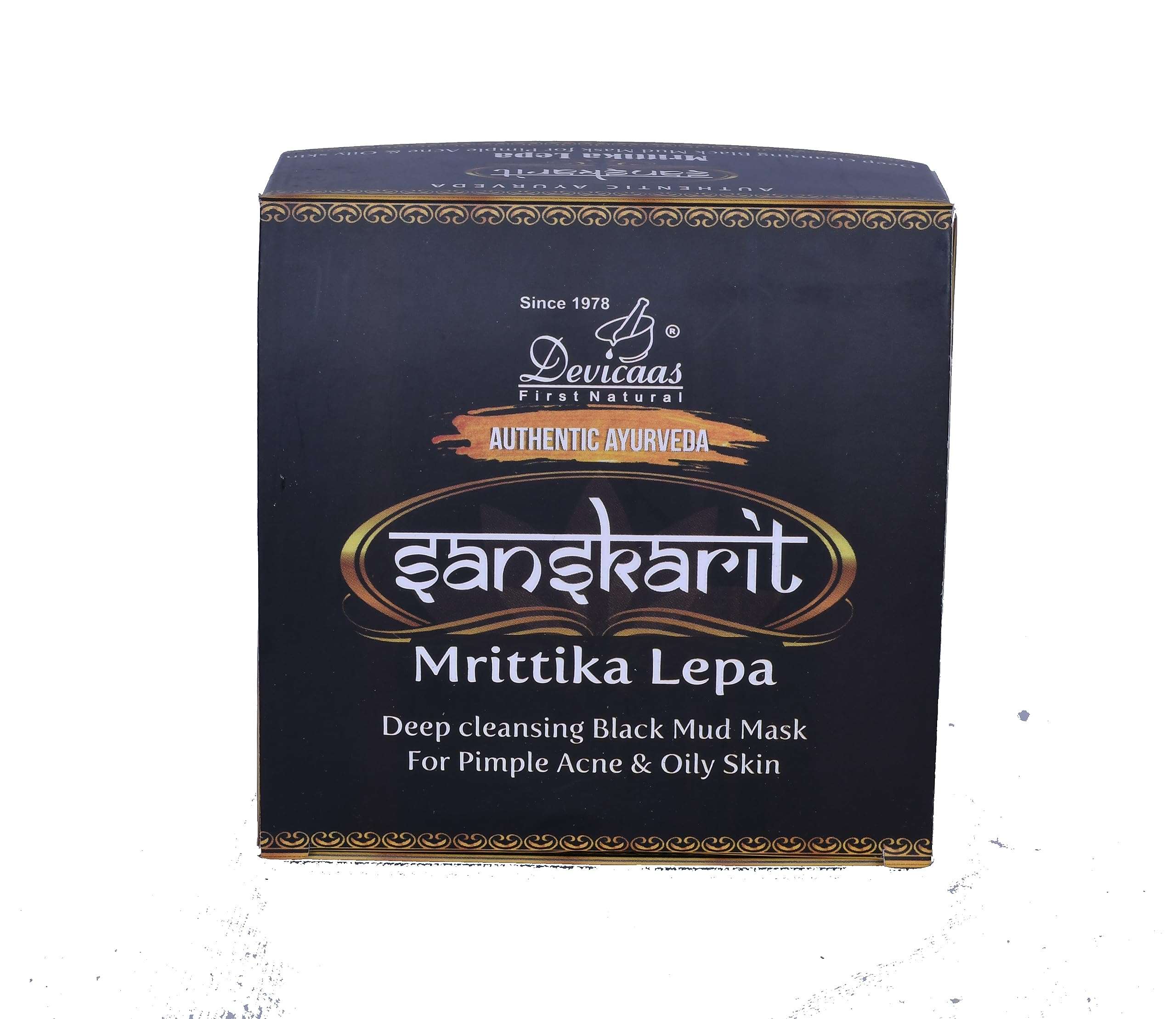 Devicaas Sanskaritt Mrittika Lepa 100G | Helps in Anti-Wrinkle, Antiseptic, Cleansing | Protect Skin from Ageing, Pimples, Blemishes, Wrinkles 4