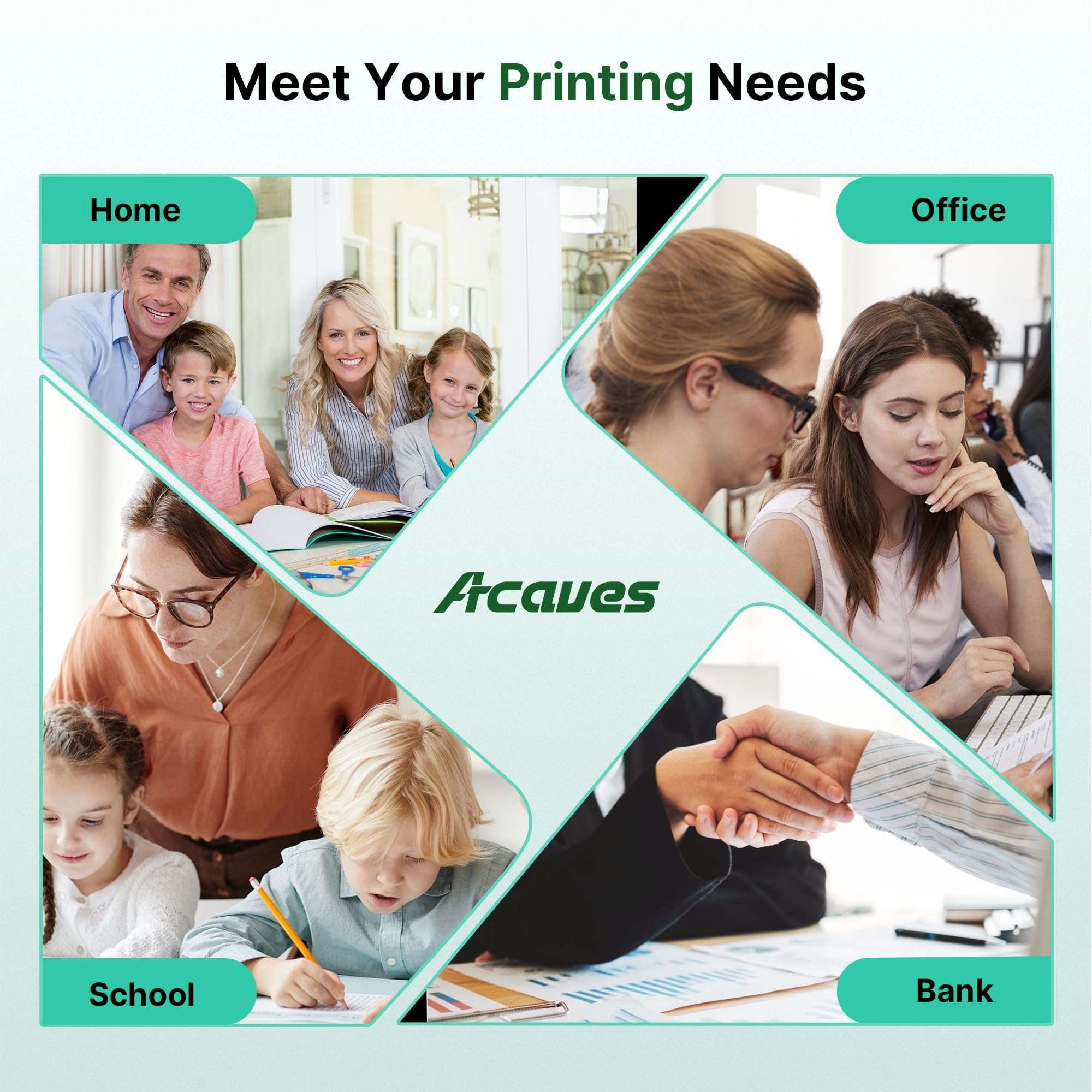 923 Ink Cartridges for HP Printers Compatible for HP 923 Ink Cartridges HP923 for HP Officejet Pro 8130e 8120e 8135e 8139e 8120e 8125e Printers (4 Pack 923 Ink Black Cyan Magenta Yellow Without Chip) 6